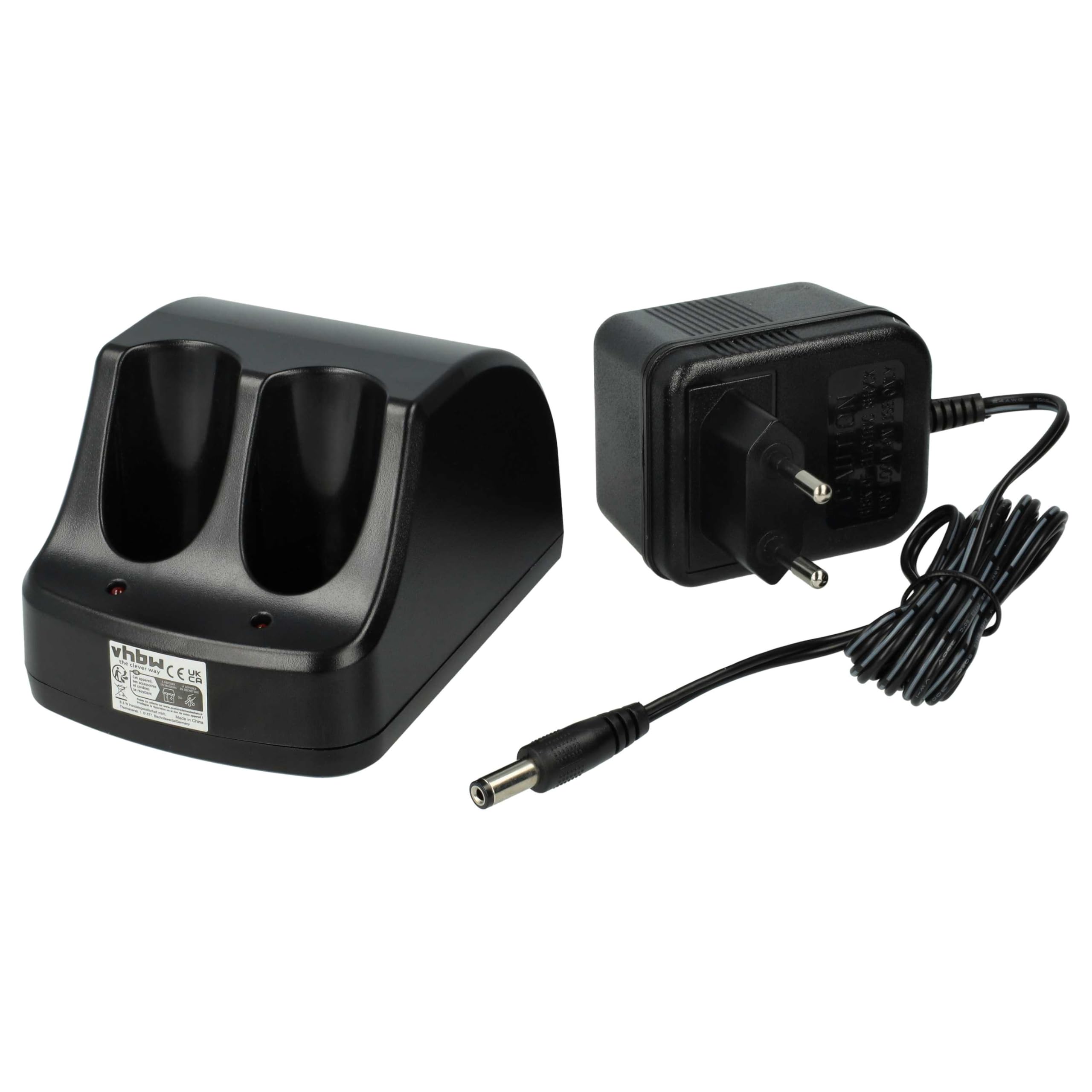 vhbw Caricabatterie Versapak VP100 3,6 V 2 vani