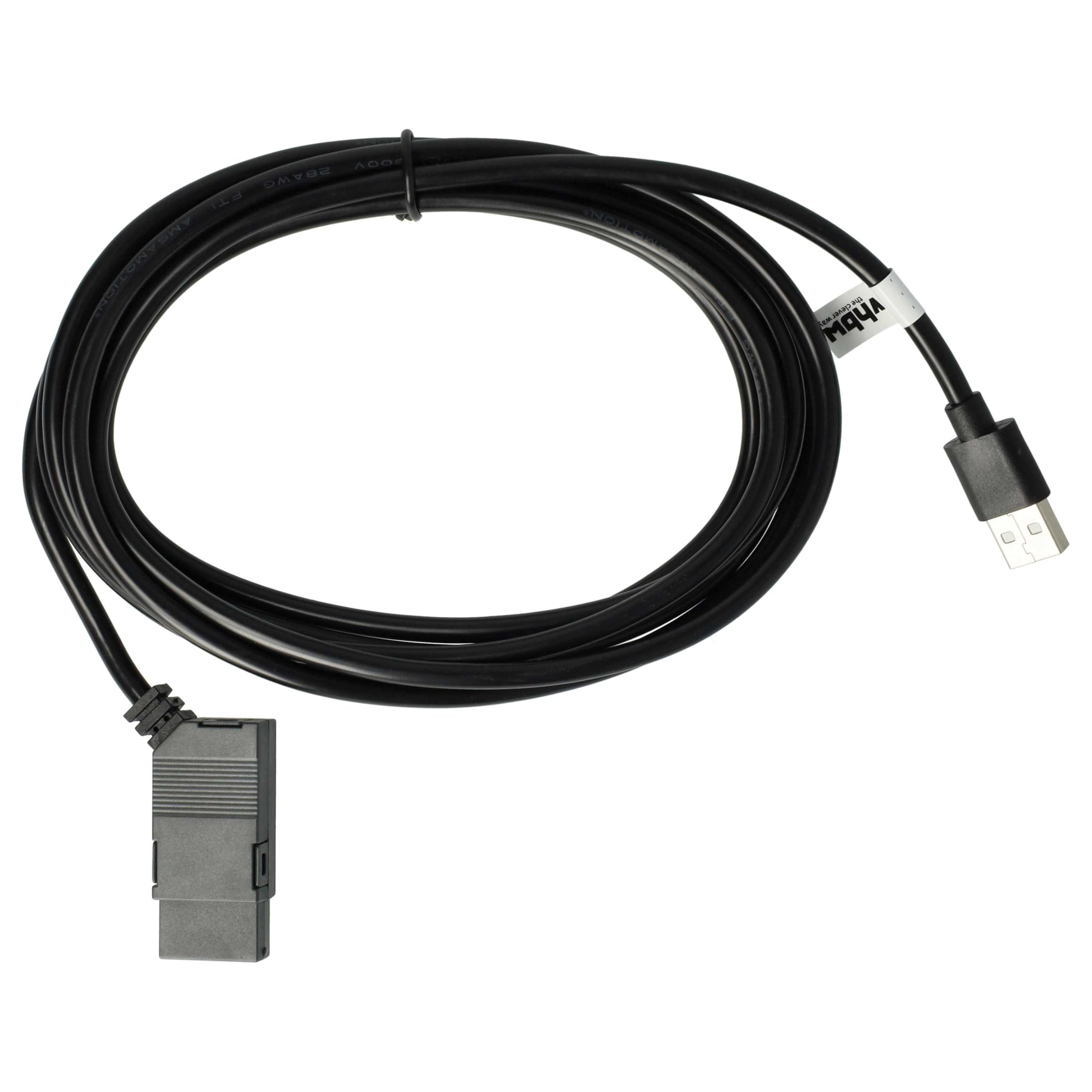 vhbw Cavo programmazione USB per Siemens Logo 2,5m nero