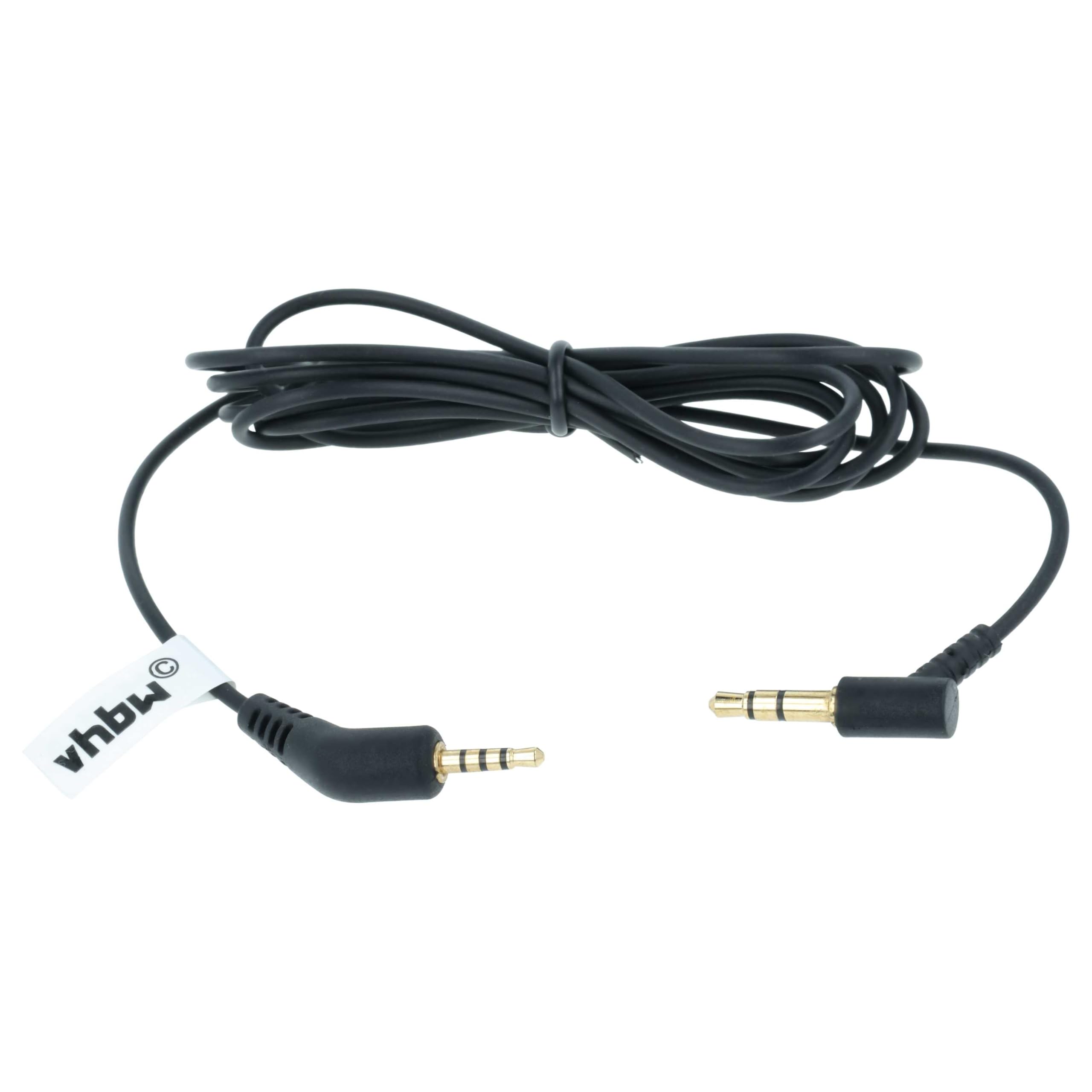 vhbw Cavo audio AUX Bose QuietComfort 3 QC3 120 cm nero