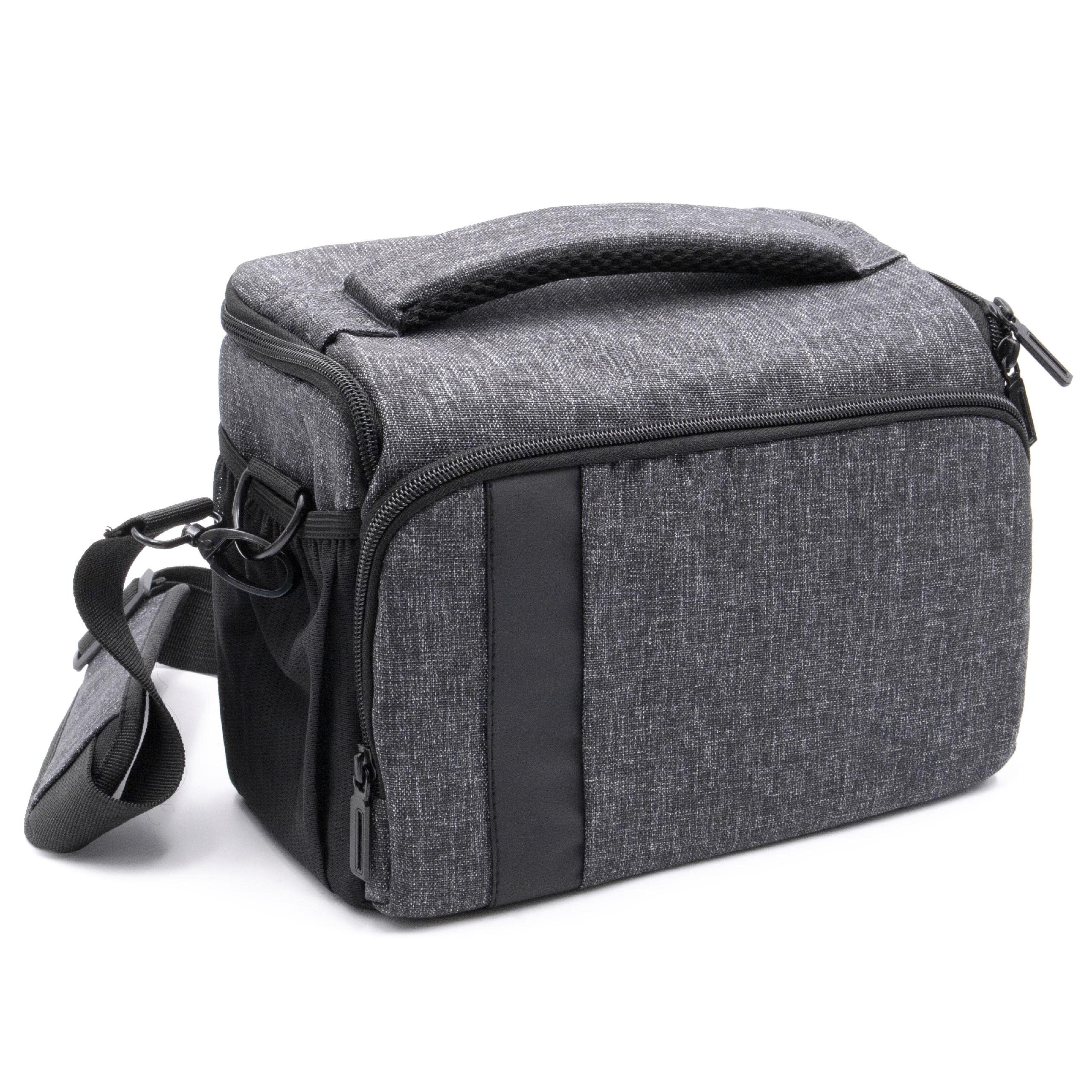 vhbw Custodia fotocamera Canon EOS 1300D nero/grigio