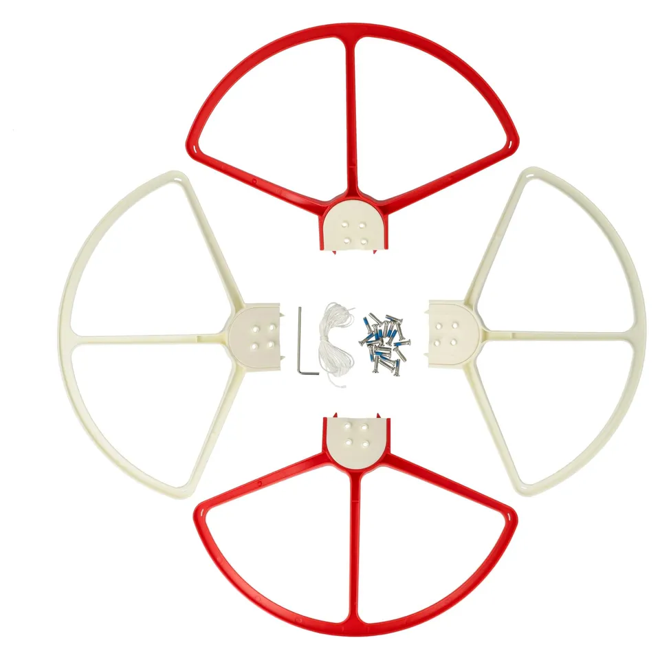 vhbw Protezione Eliche DJI Phantom 2/3 Drone 4 Pezzi Bianco