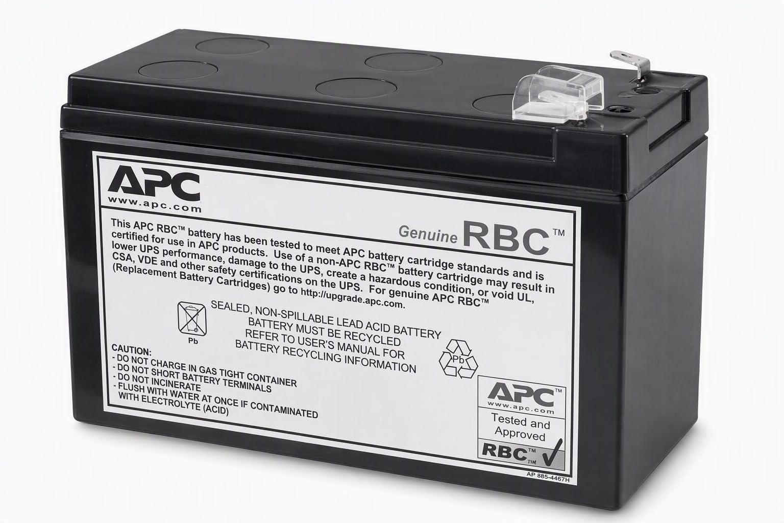 APC APCRBC110 batteria UPS ricambio per BR550GI BX700UI