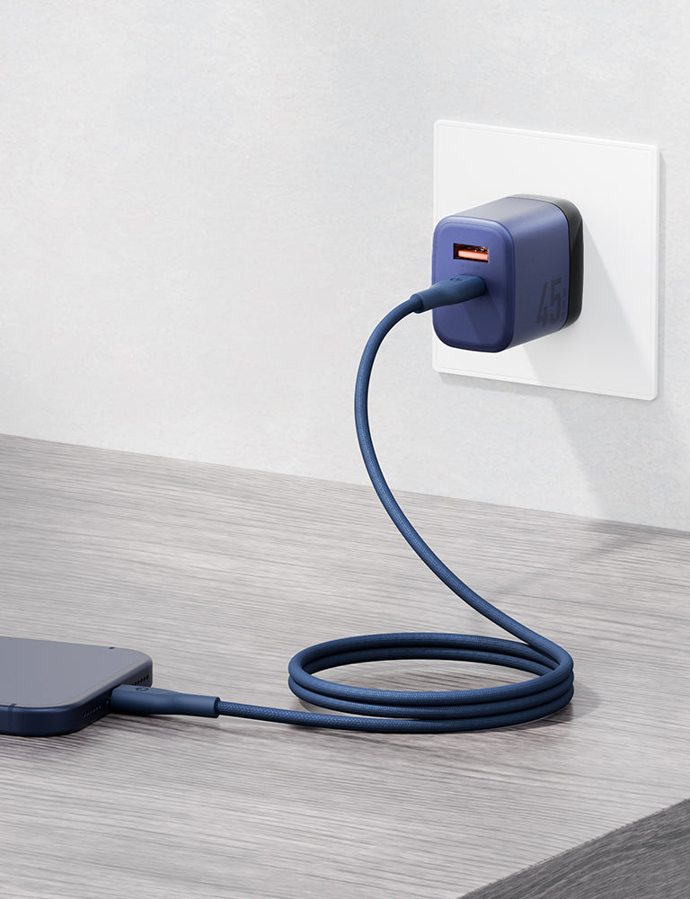 Energea Flow 60 cavo USB-C 60W nylon nero 1,5 m