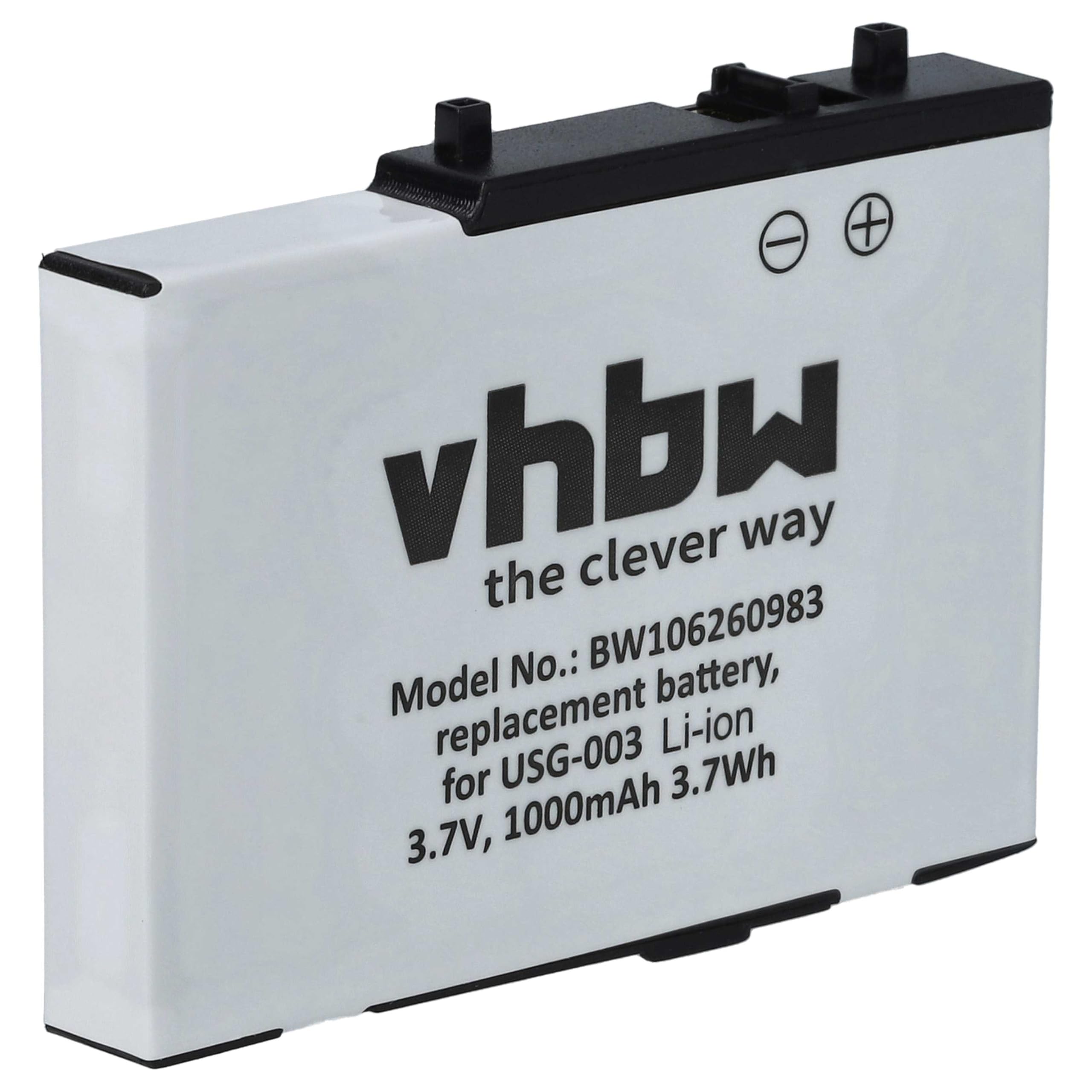 vhbw Batteria USG-001 per Nintendo DS Lite 900mAh Li-Ion
