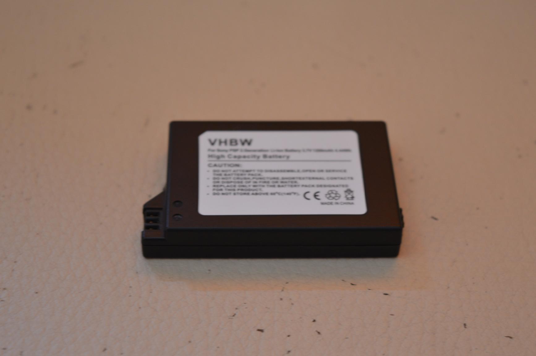 vhbw PSP-S110 batteria console PSP-2000 1200mAh 1 pezzo