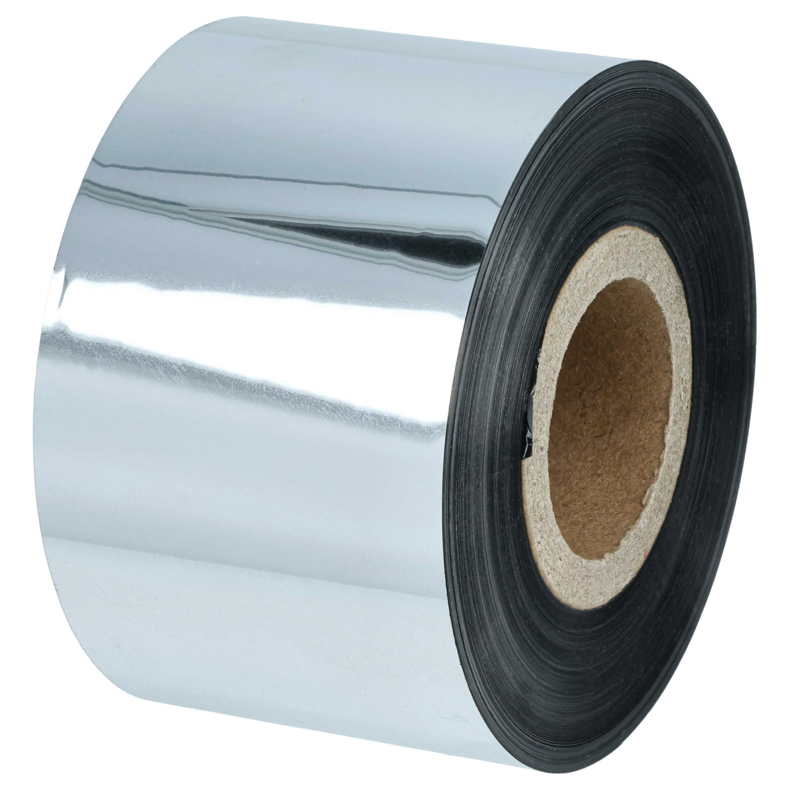 vhbw nastro termico 40mm x 300m 10 pezzi cera nero