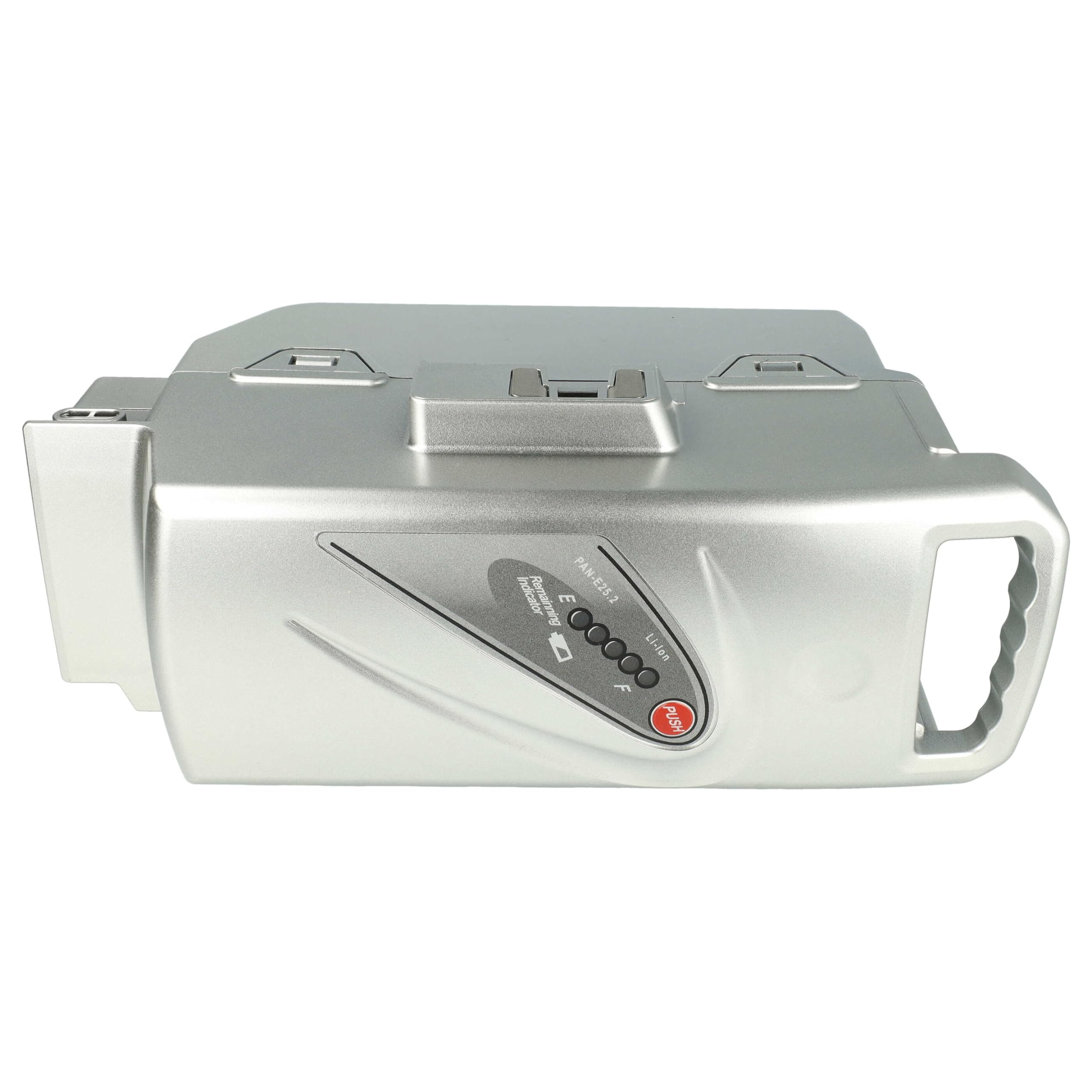 vhbw Batteria bici elettrica per Kettler 13,2Ah 25,2V grigia