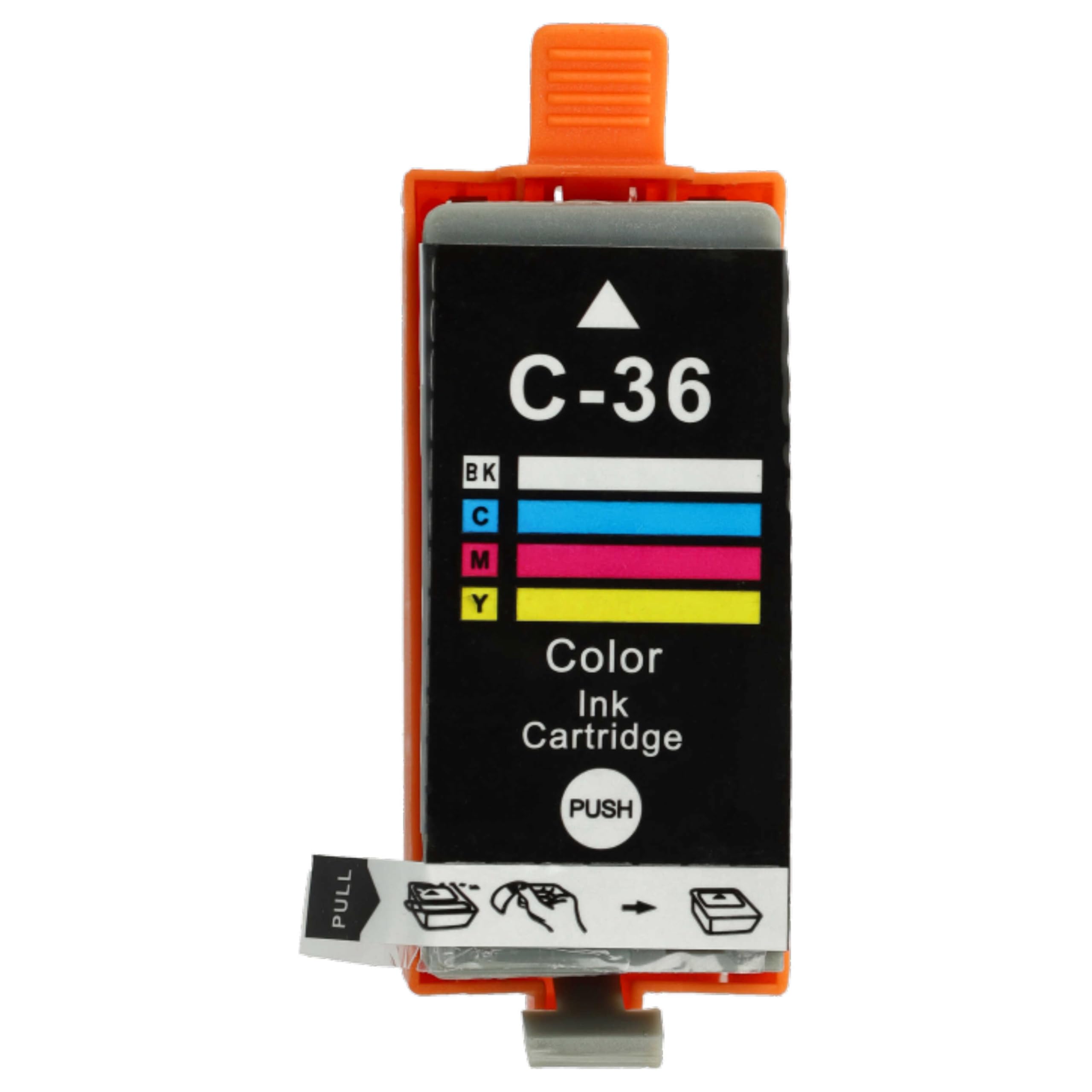 vhbw Set 10 cartucce per Canon Pixma IP110 nero e colore
