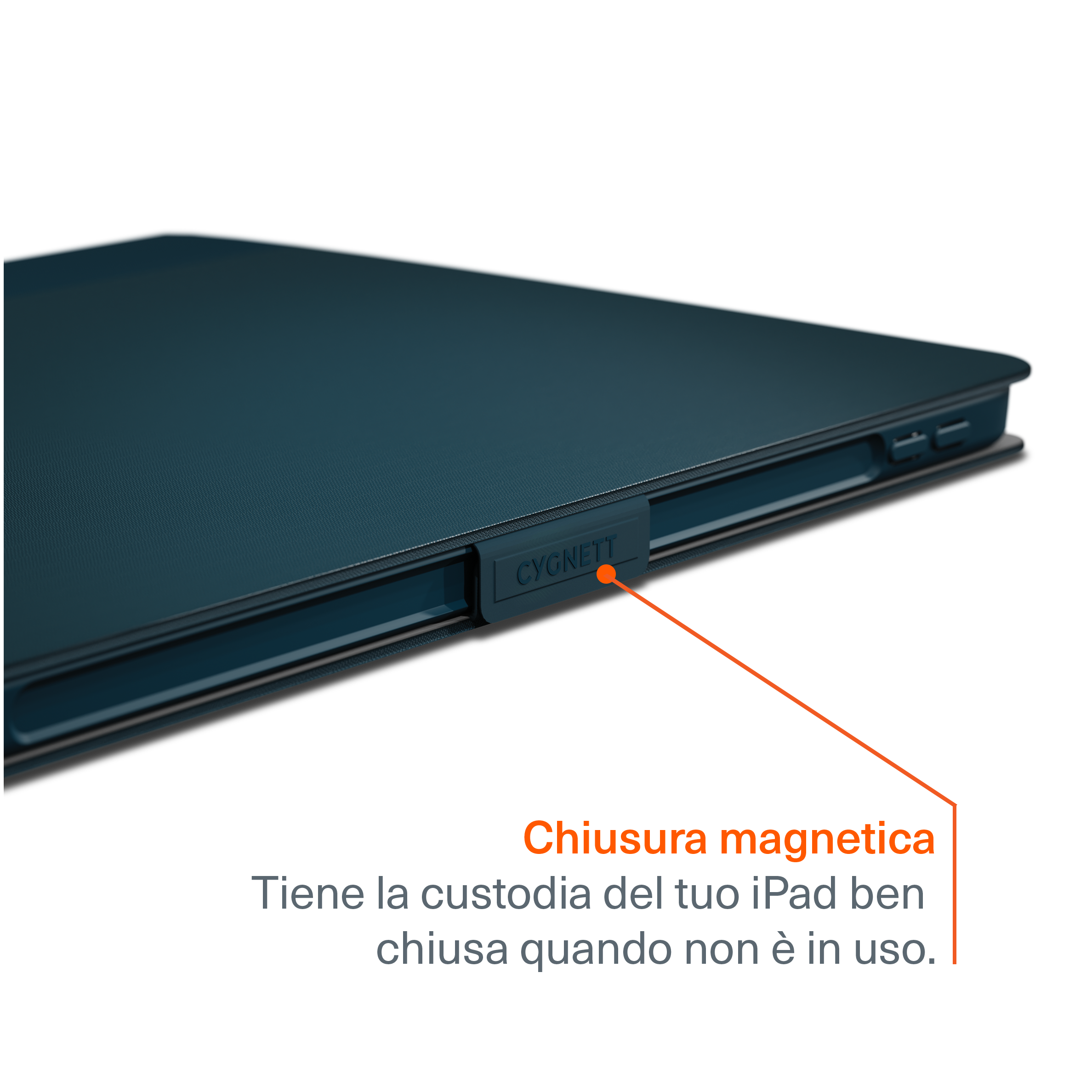 Cygnett TekView Folio Custodia iPad 11/10.9 blu navy slim