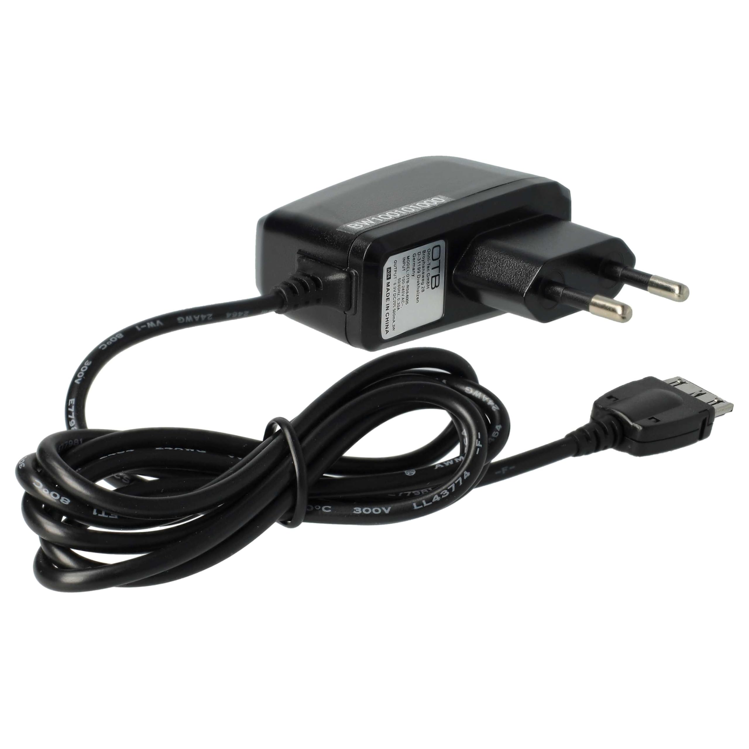 vhbw Caricabatterie telefono Siemens A57 A60 6V nero