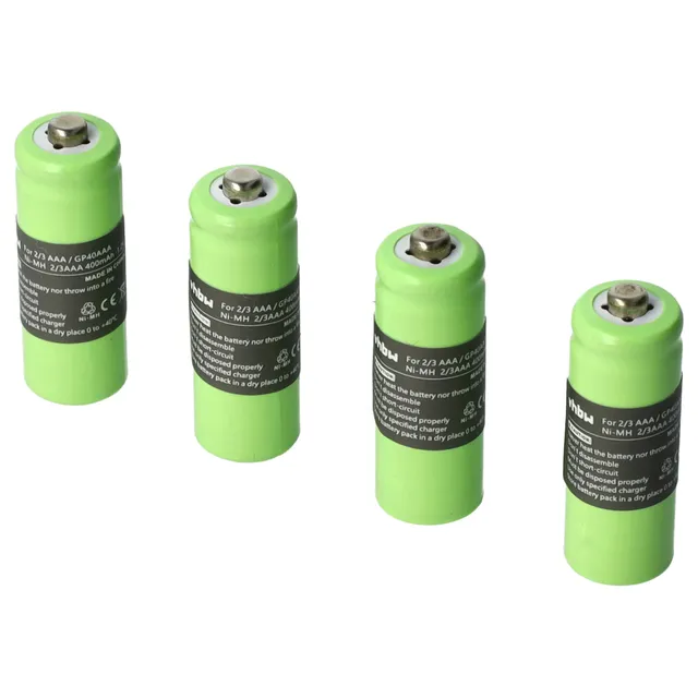 vhbw batteria cordless Hagenuk Classico 400mAh 4 pezzi