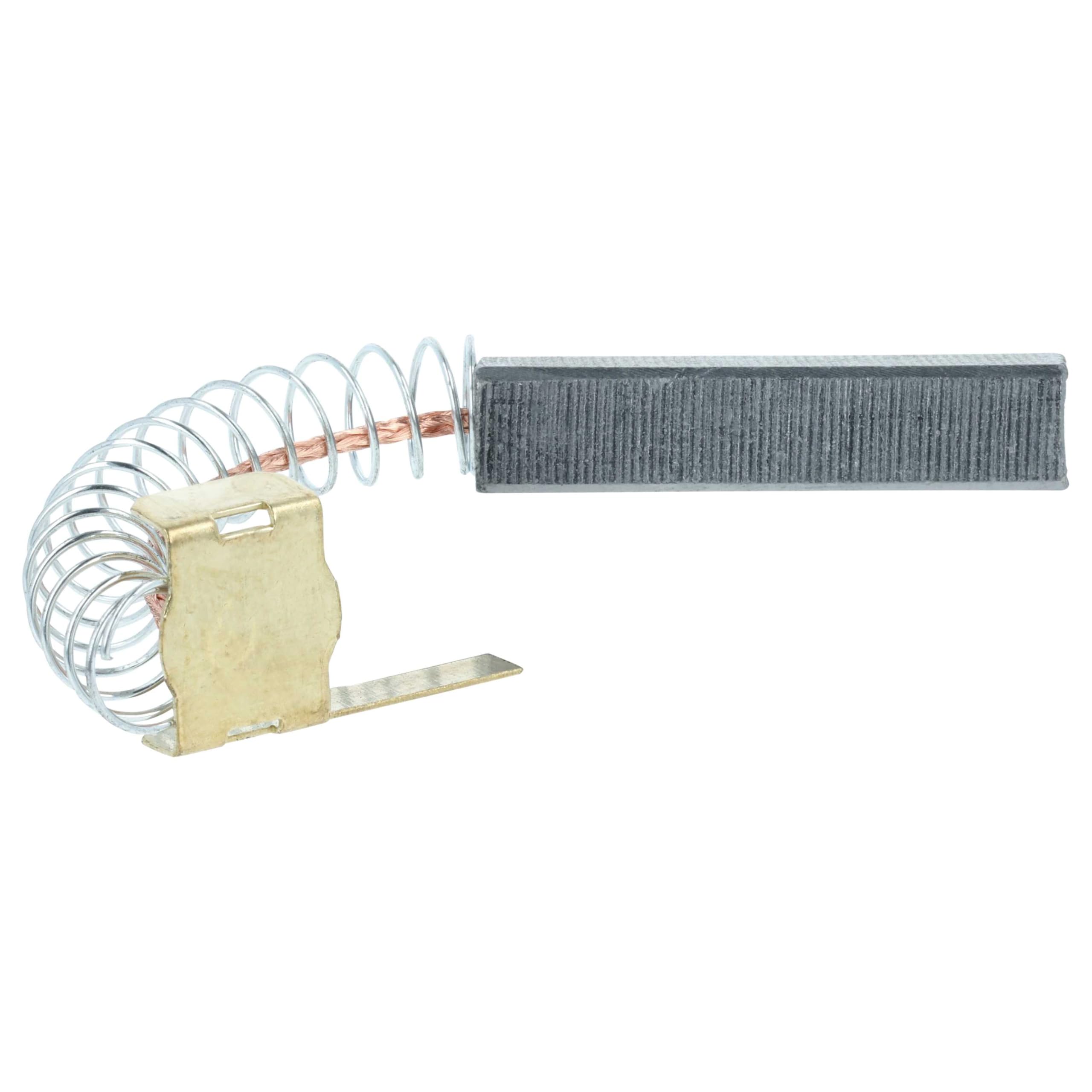 vhbw Spazzole Carbone Aspirapolvere Midea 6,5x10x30 mm 2 Pezzi Grafite