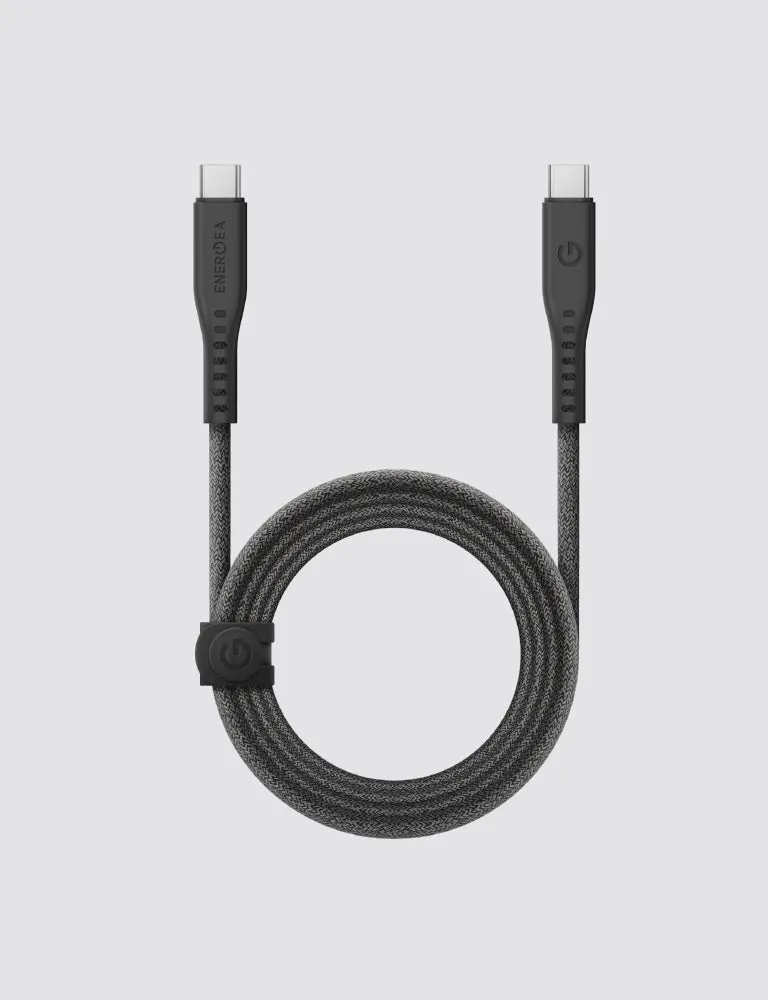 Energea Flow USB-C to USB-C 300CM cavo Nero intrecciato