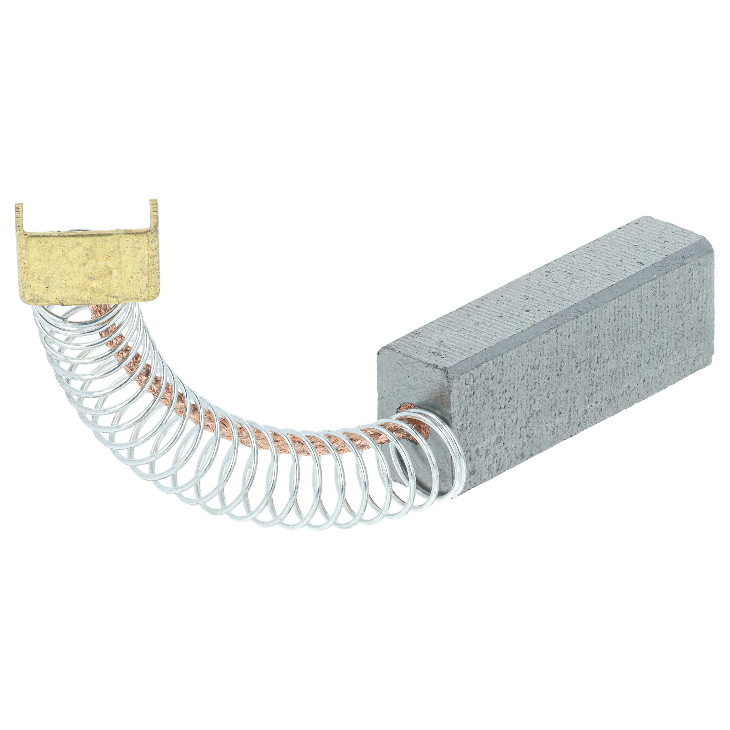 vhbw Spazzole carbone 6x9x23mm per Kirby Sentria II 2 pezzi grafite