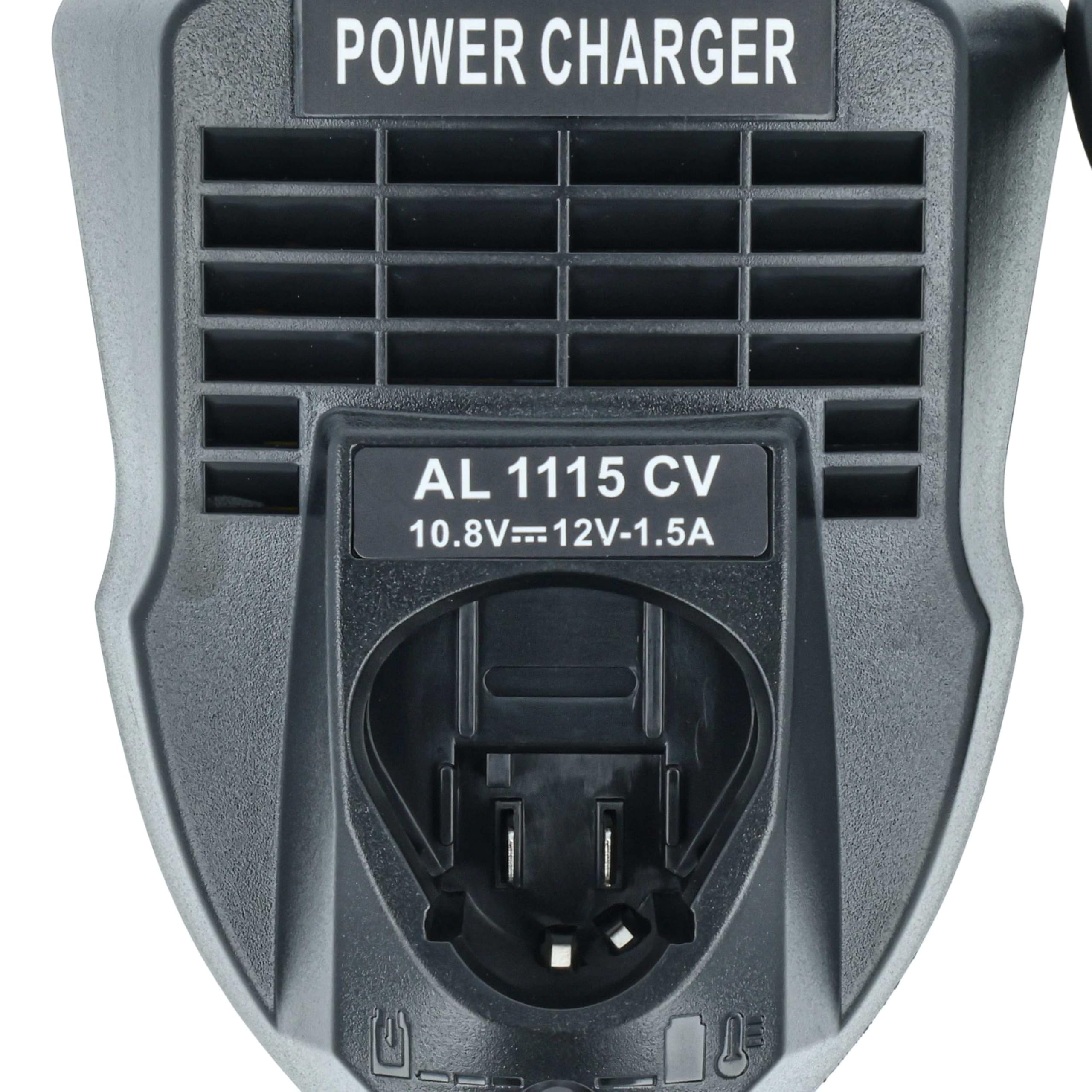 vhbw Caricabatterie Tipo 2 per Bosch 10.8V utensili Li-Ion