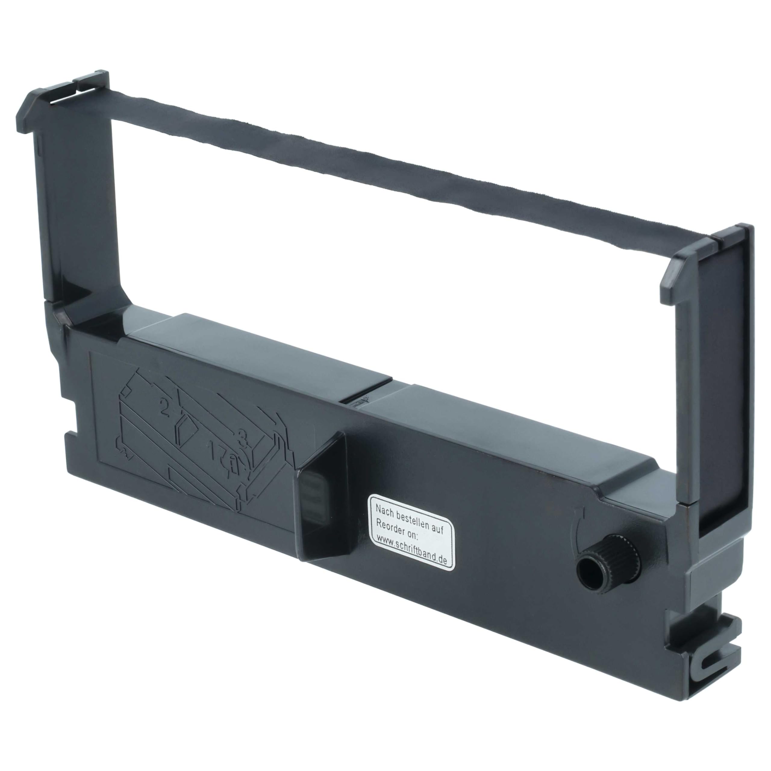 vhbw ET 7626 F nastro inchiostrato 10 pezzi nero nylon