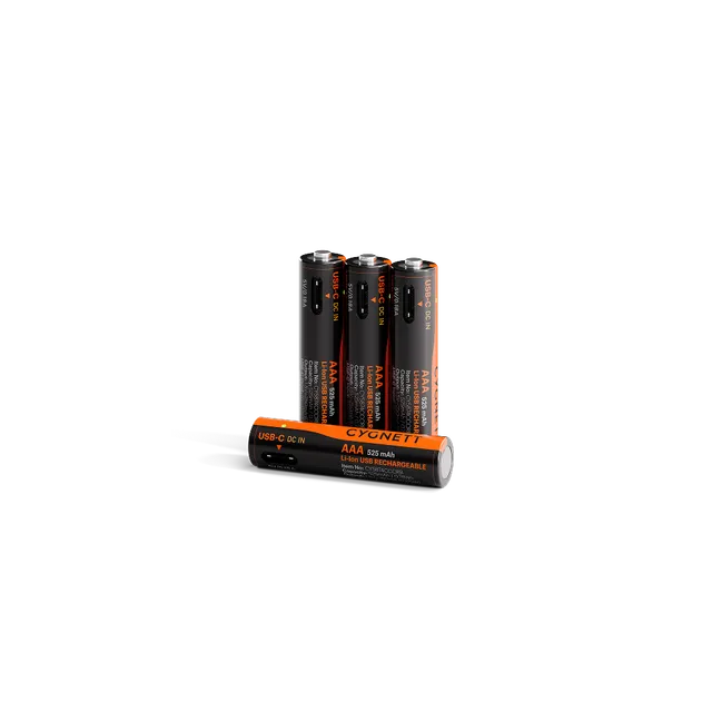 Cygnett Batterie Ricaricabili AAA USB-C 4 Pezzi 1,5V