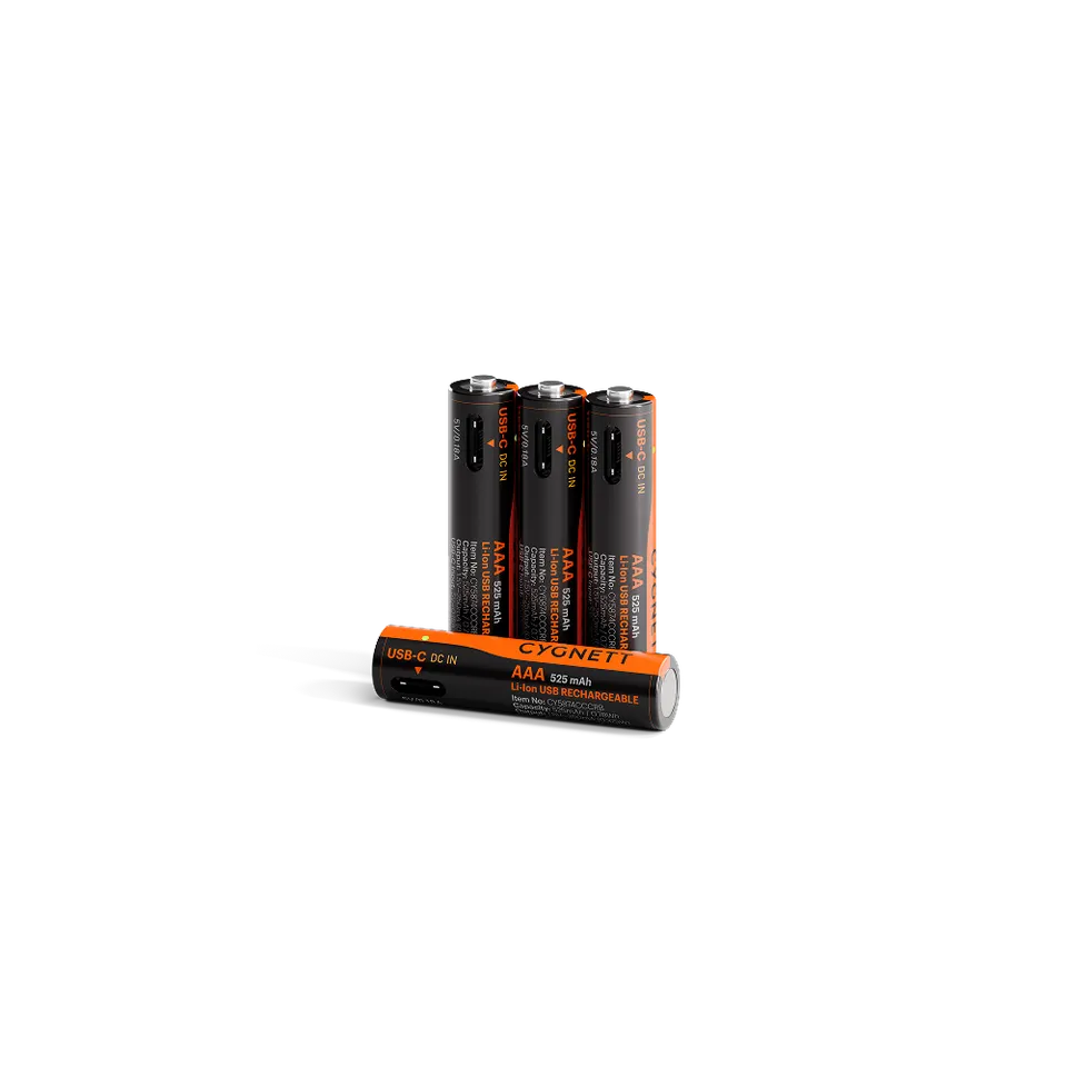 Cygnett Batterie Ricaricabili AAA USB-C 4 Pezzi 1,5V
