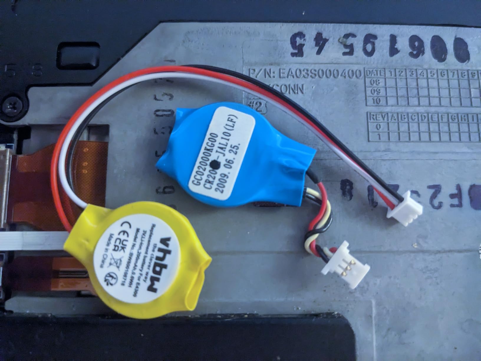 vhbw Batteria BIOS GC020012R00 notebook Dell 200mAh