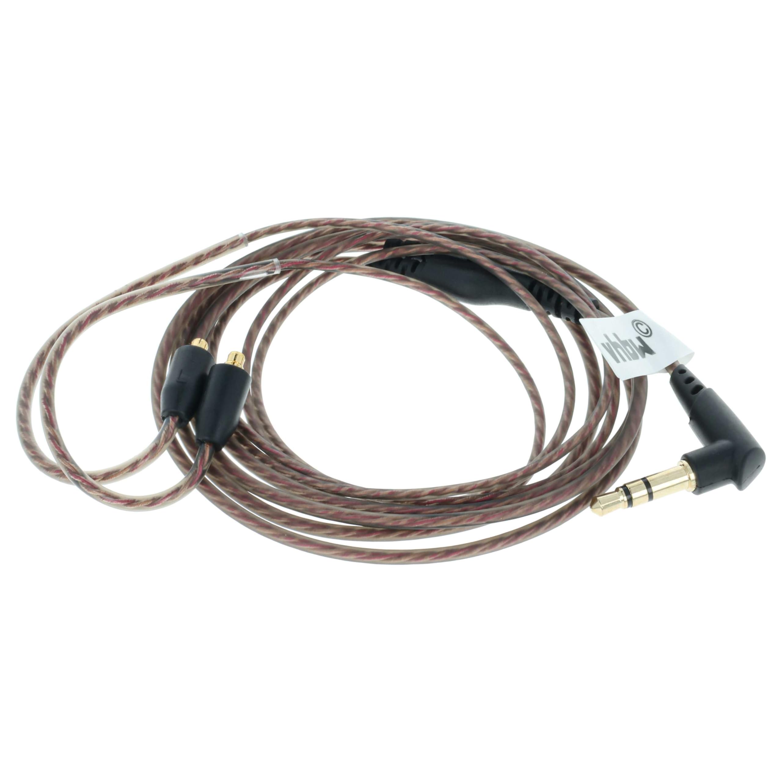 vhbw Cavo AUX Shure SE215-SE846 jack 3,5mm nero