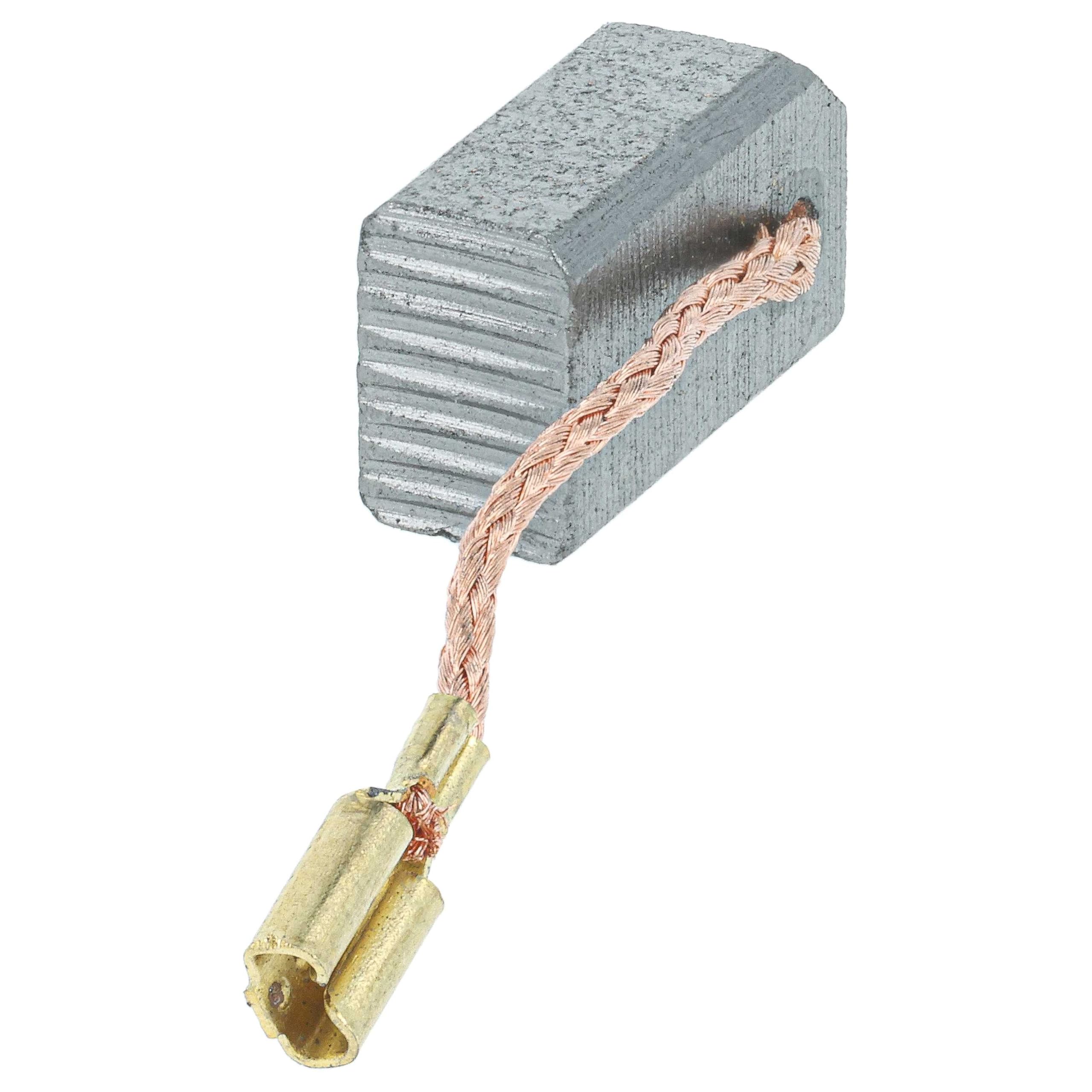 vhbw Spazzole carbone 6x9x15mm per Flex L3709 utensile 2 pezzi