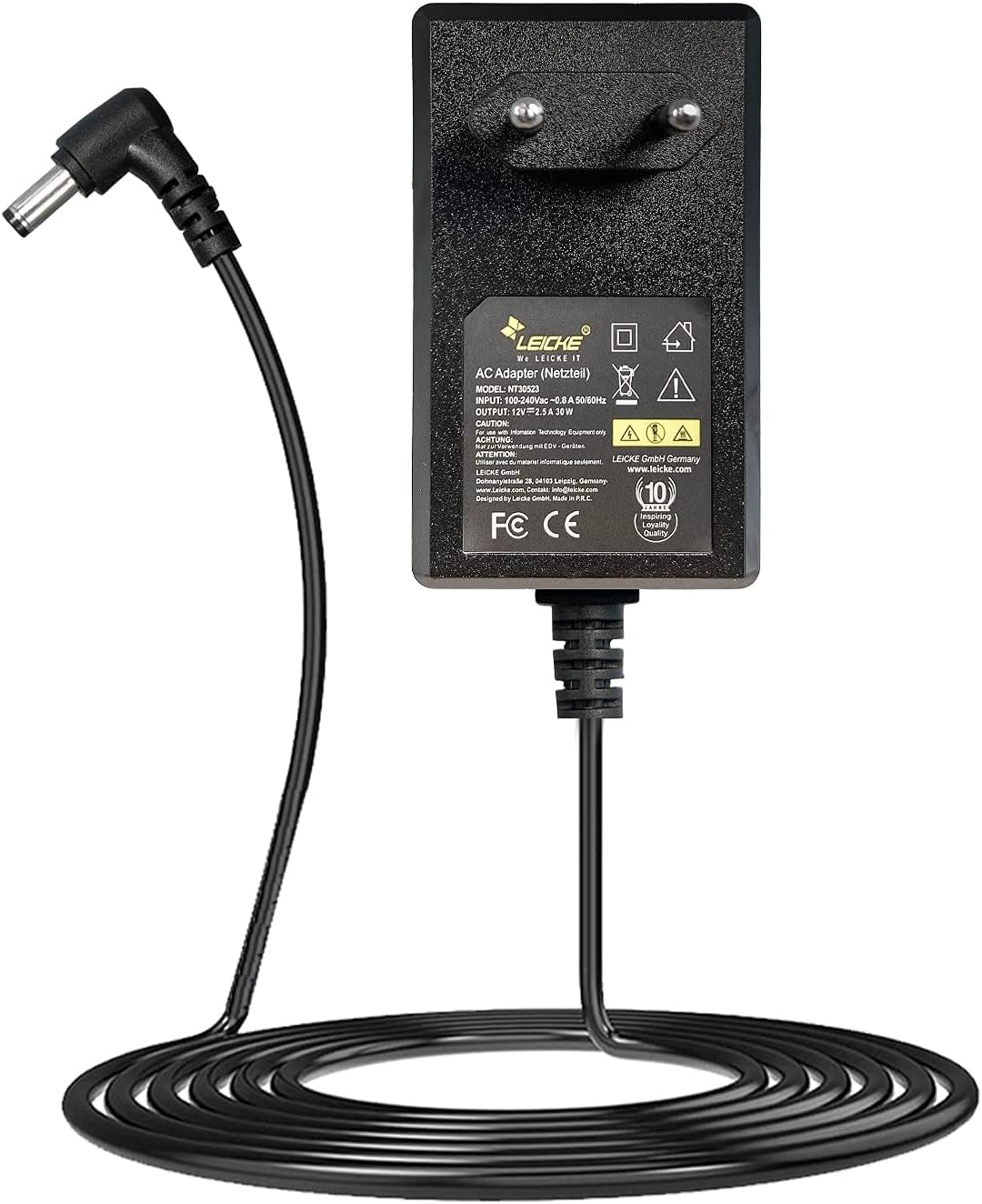 Leicke 12V 1A 12W alimentatore 1 pezzo per Fritz!Box