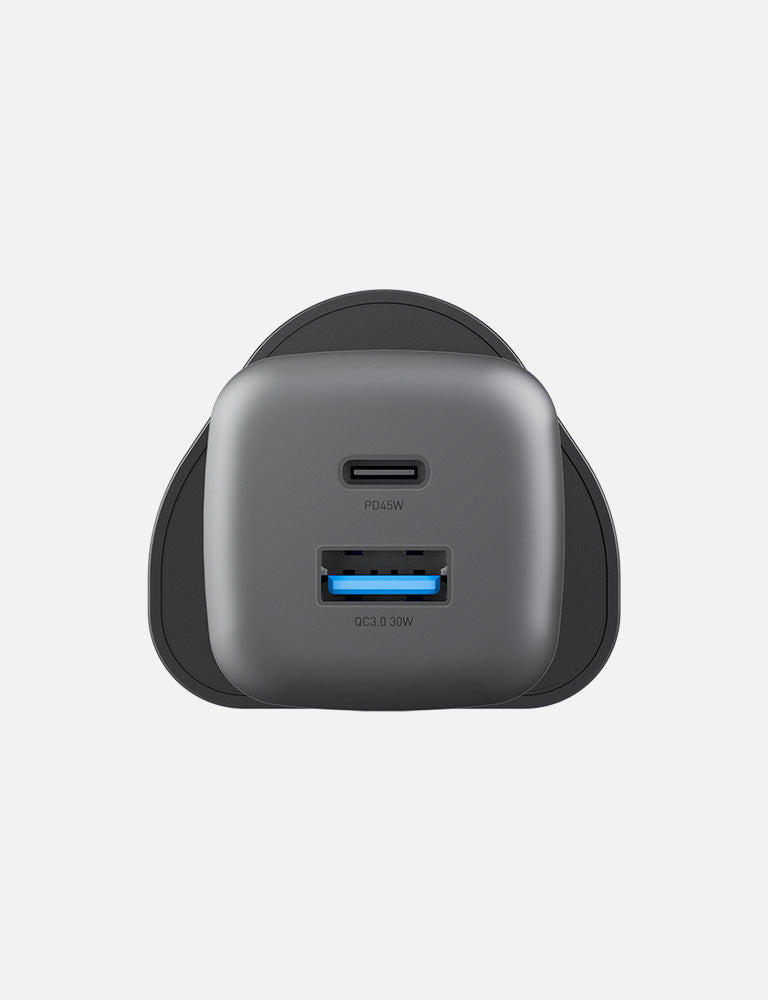 Energea AmpCharge Mini 45 UK caricatore GaN 45W gunmetal