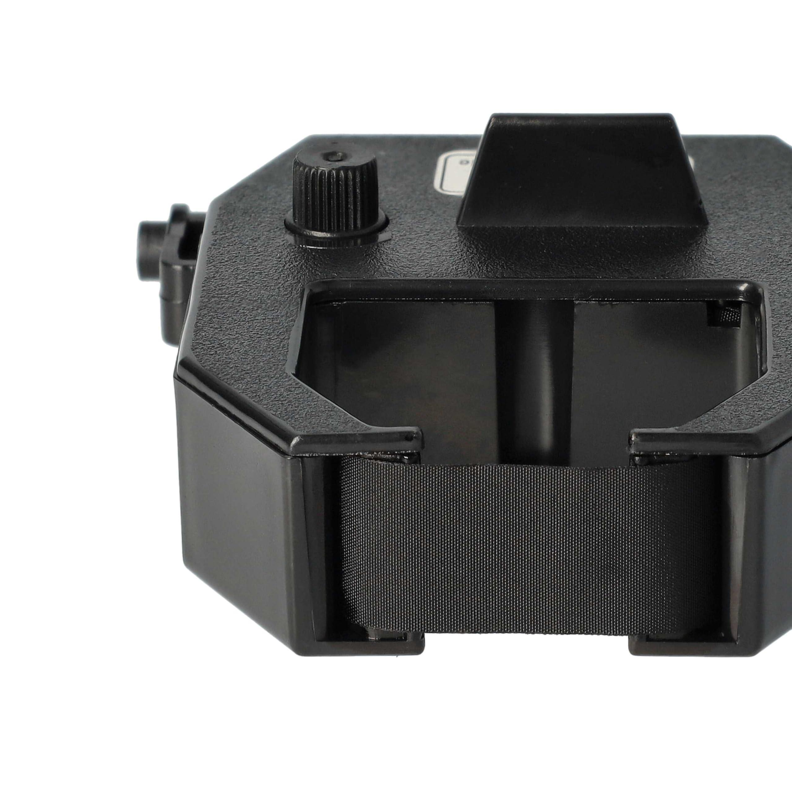 vhbw Nastro inchiostrato nylon nero per Amano PIX-15 timbracartellino