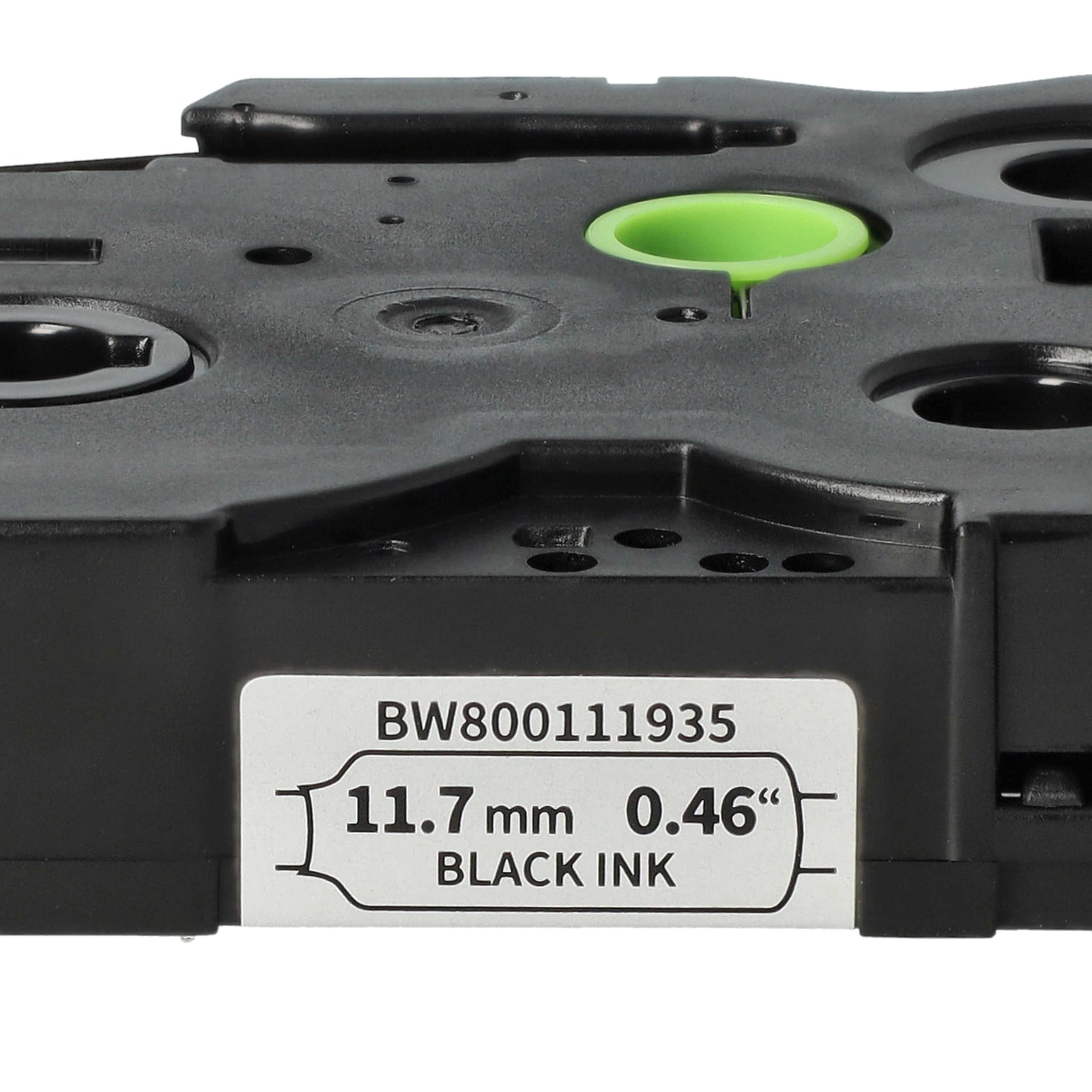 vhbw Cassetta HSE-231 per Brother P-Touch E300 tubo 1,5m