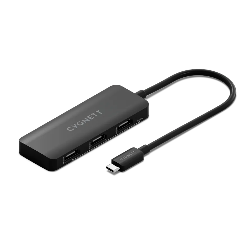 Cygnett Hub USB-C 3 in 1 Triple HDMI 4K 60Hz