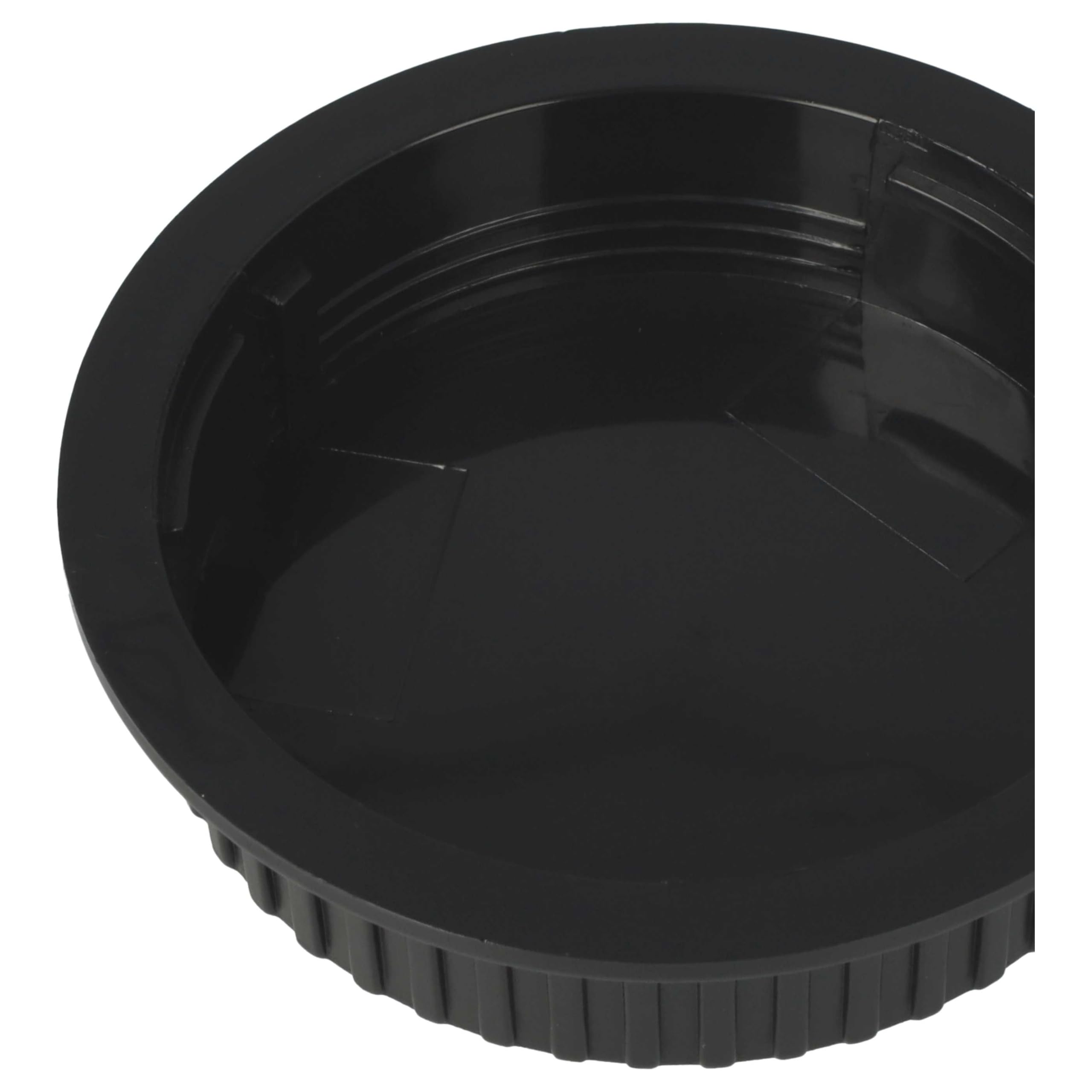 vhbw Copriobiettivo Posteriore per Canon EOS fotocamera EF nero