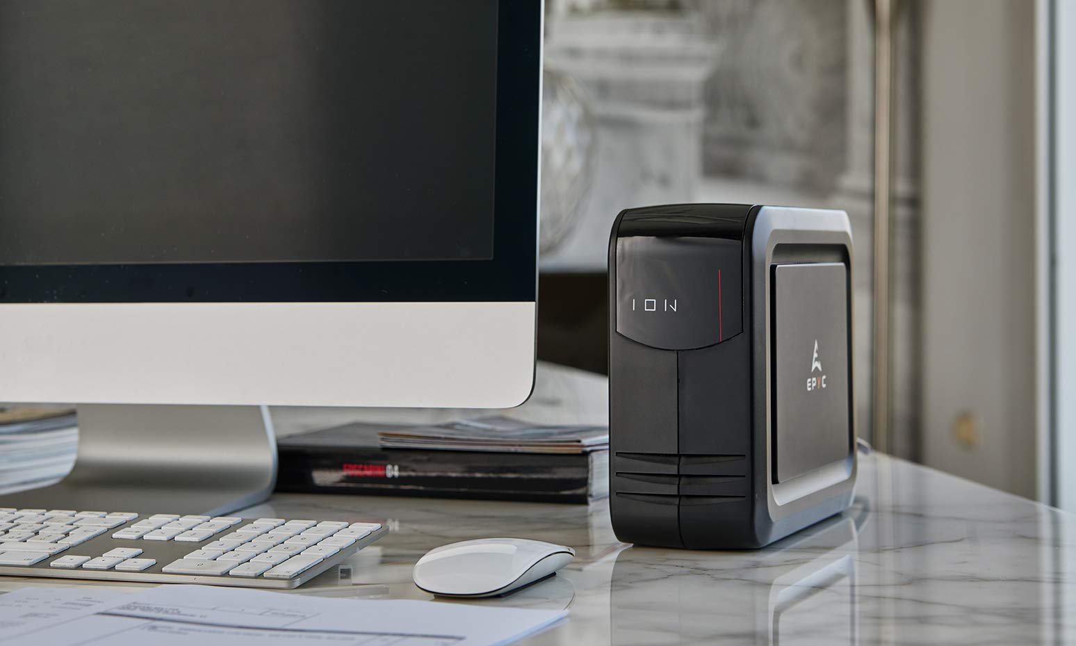 EPYC ION 1000VA/600W UPS 3 prese per PC e console