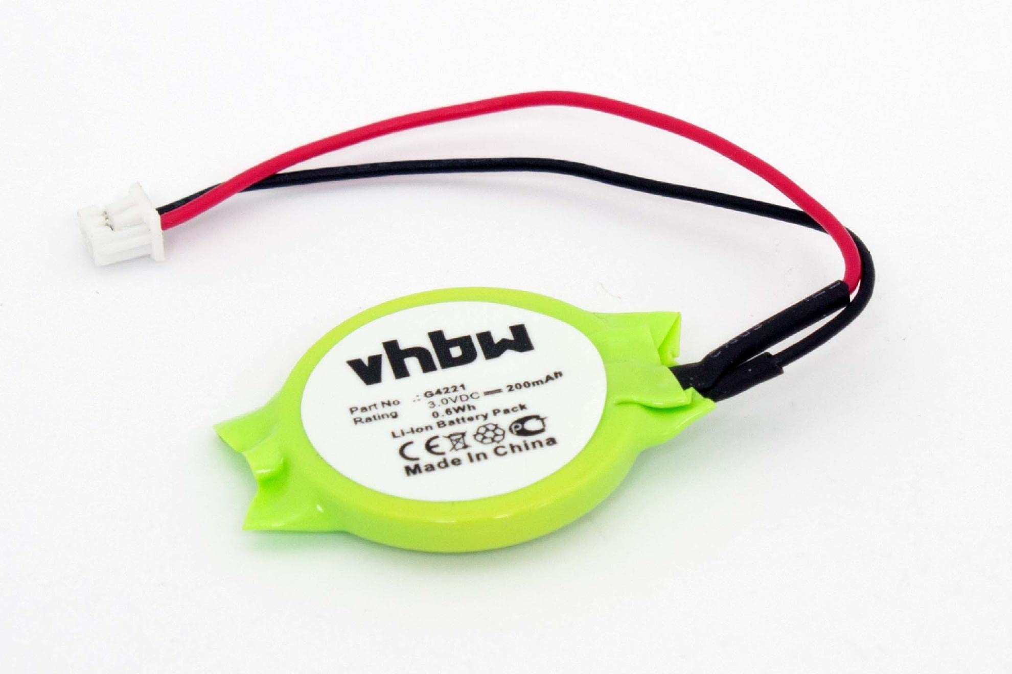 vhbw Batteria BIOS 200mAh 3V per Dell Latitude litio
