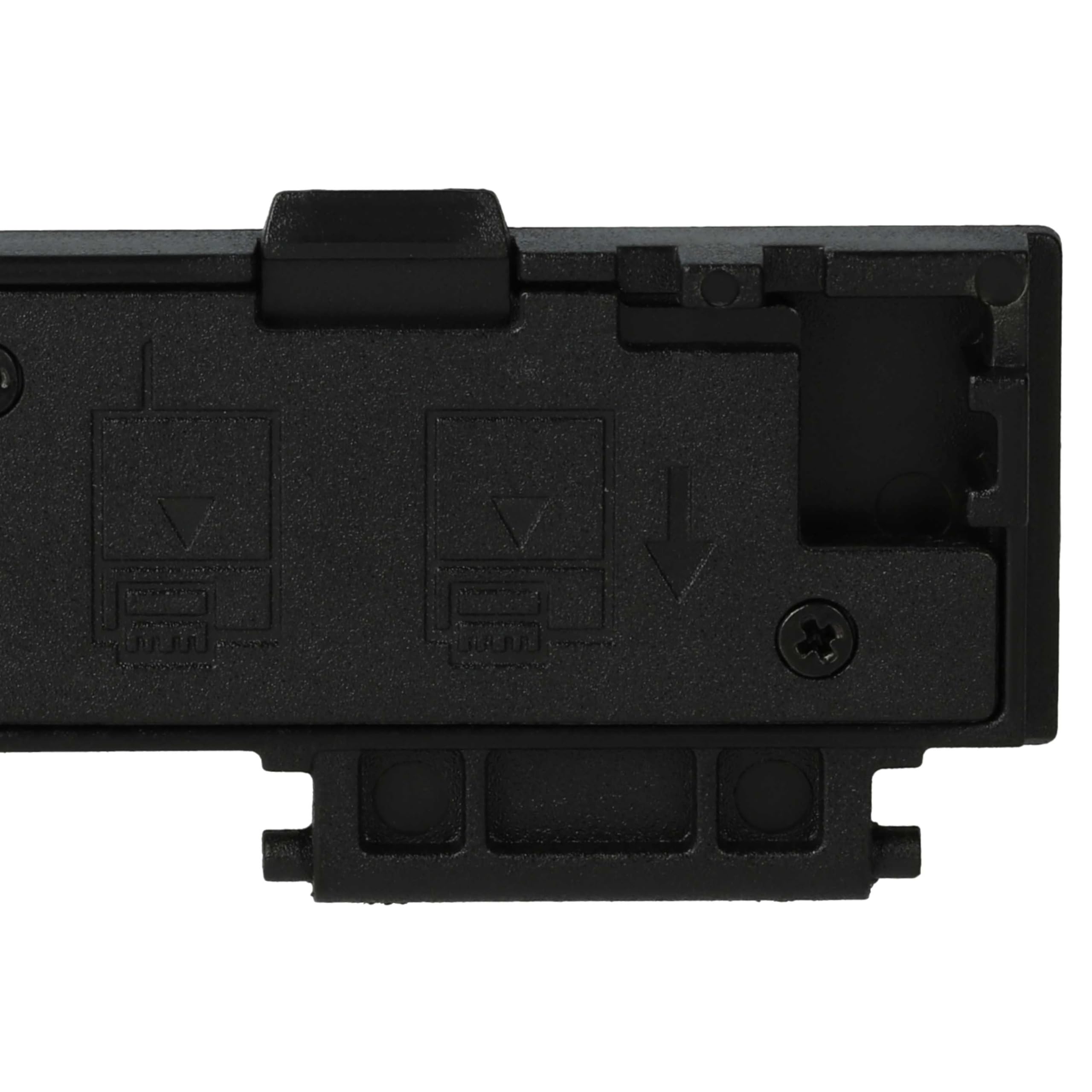 vhbw Coperchio vano batteria fotocamera nero per Canon EOS 650D