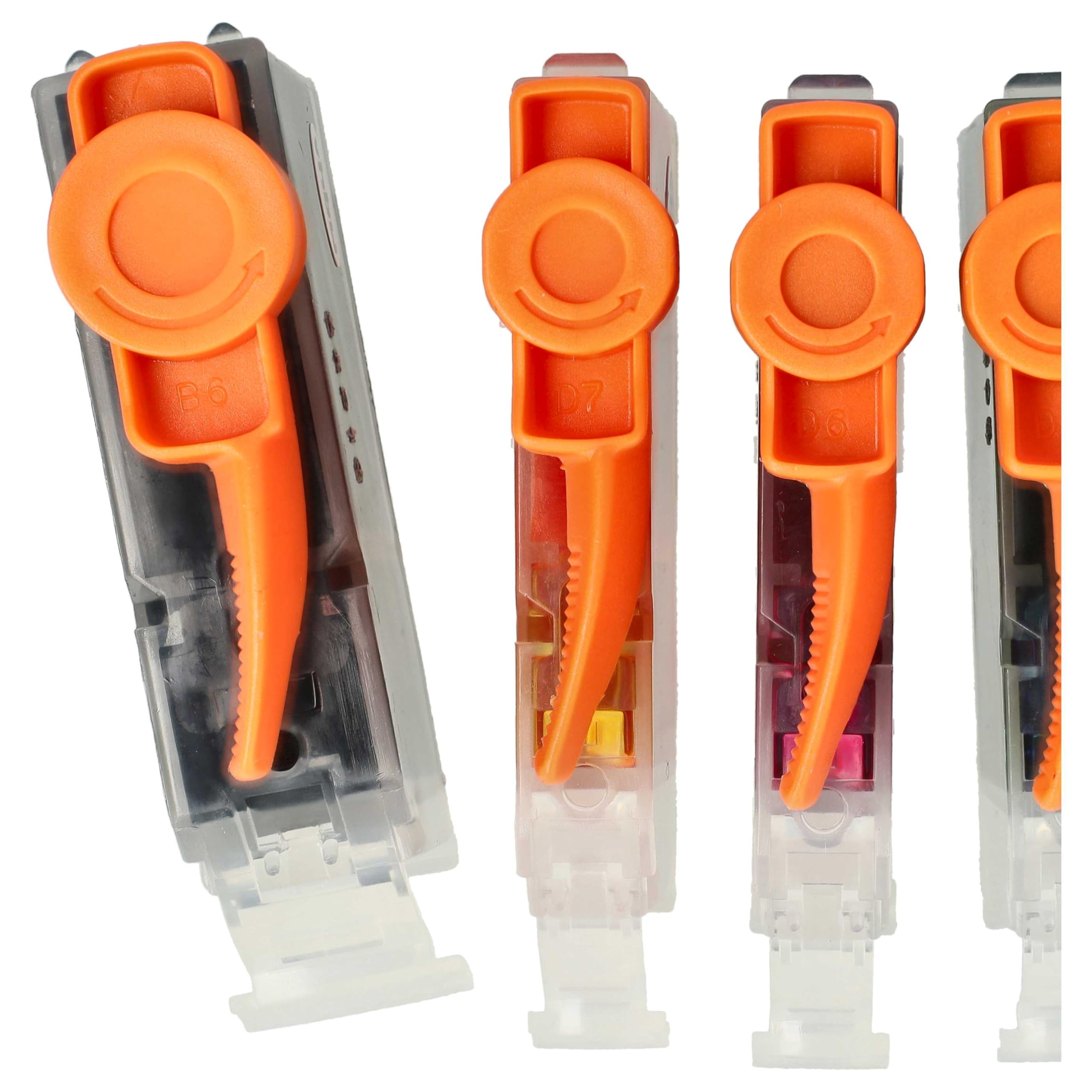 vhbw Set 20 Cartucce BCI-3e BCI-6 per Canon Pixma IP4000