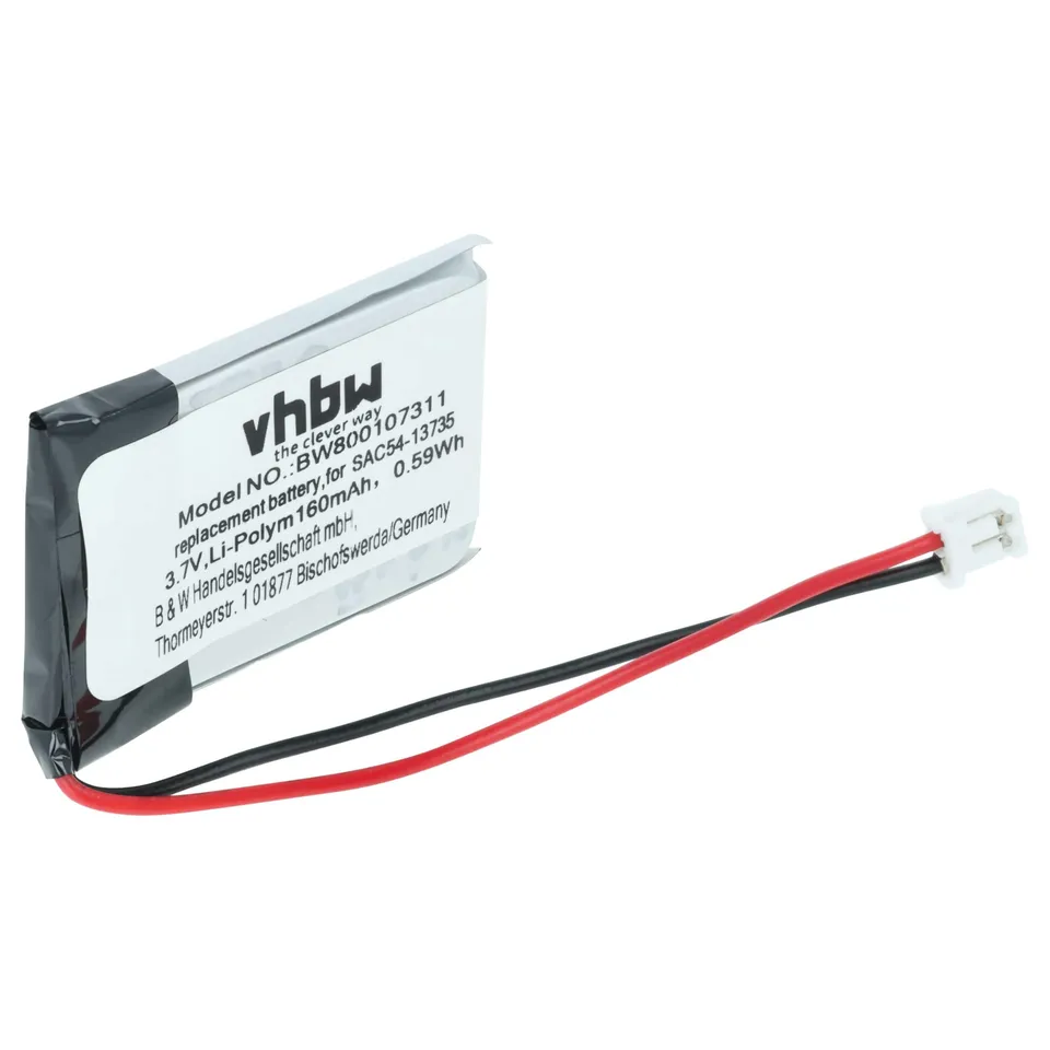 vhbw SAC54-13735 batteria collare 160mAh per SportDog SD-425