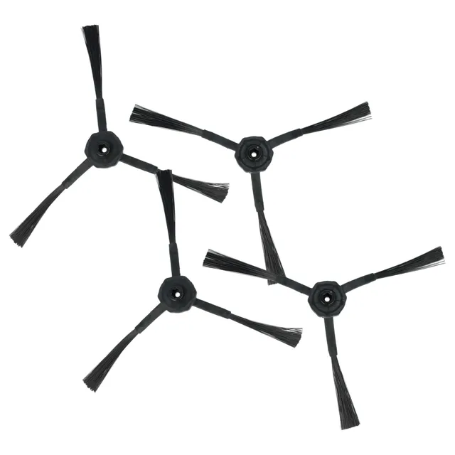 vhbw spazzola laterale nera 4x per Ariete Evolution 2.0