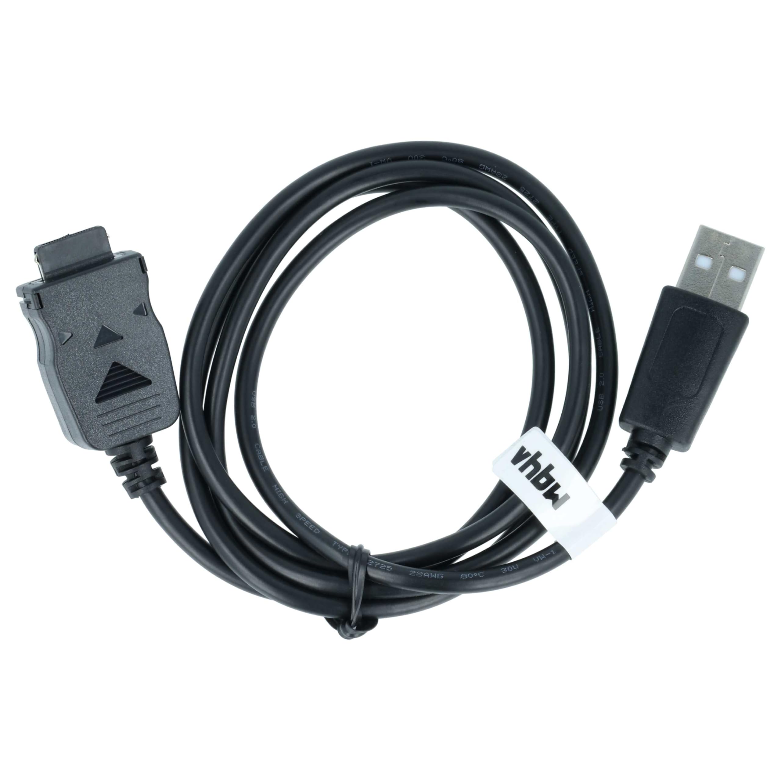 vhbw cavo dati USB Samsung SGH D500 nero 100cm