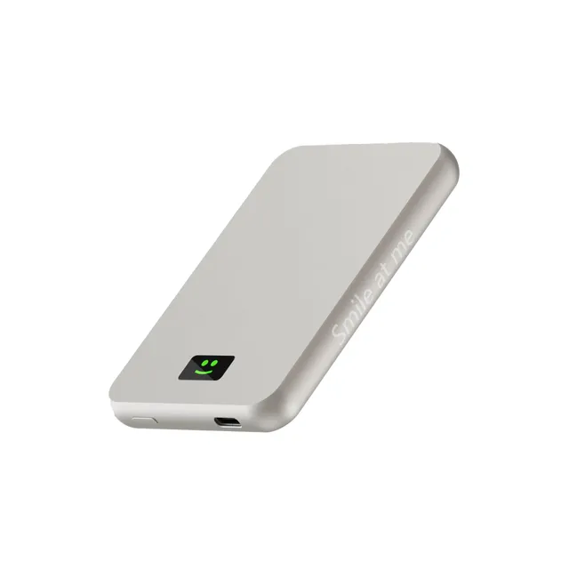 Xoopar Smile Power Bank 5000 mAh Grigio MagSafe