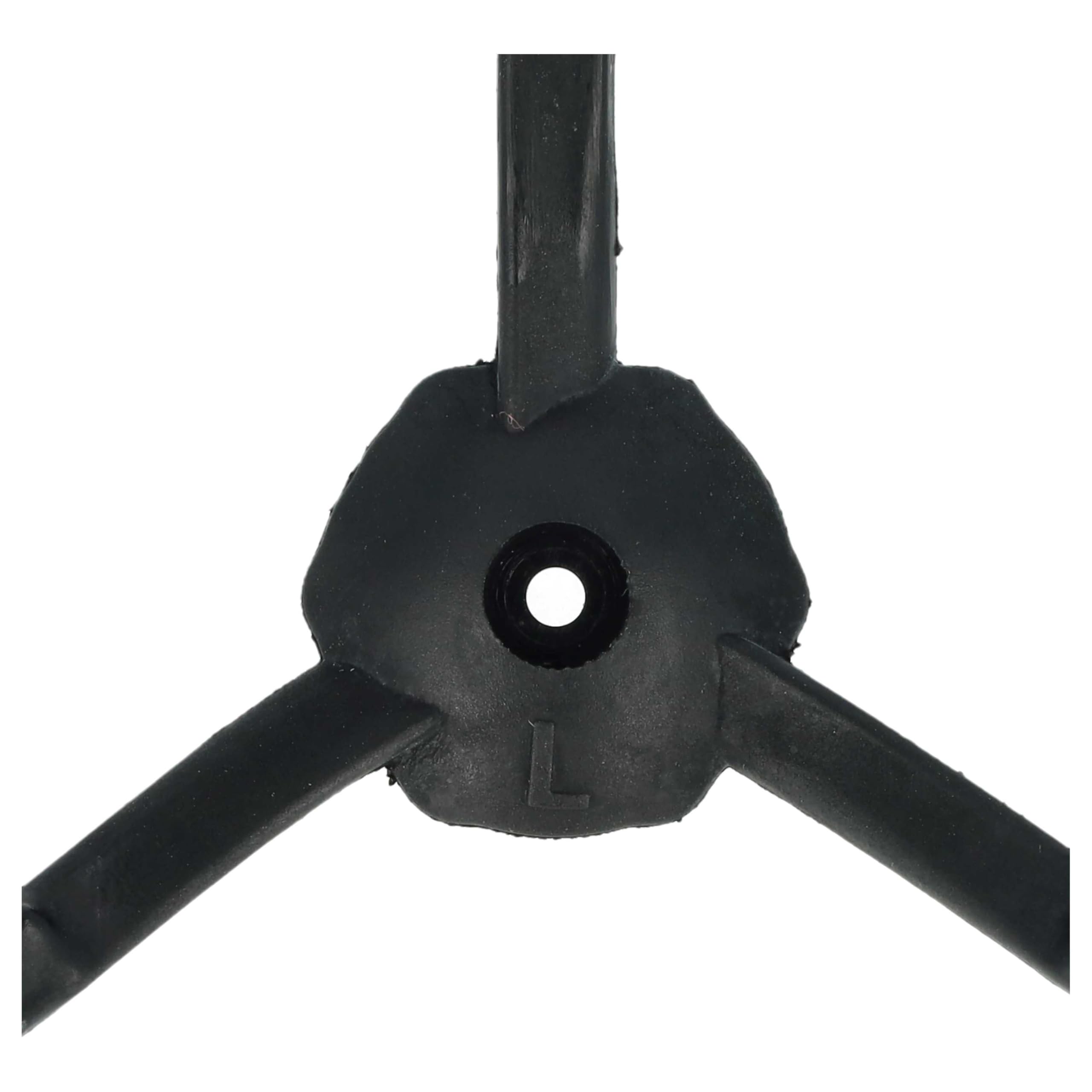 vhbw spazzola laterale nera 4x per Ariete Evolution 2.0