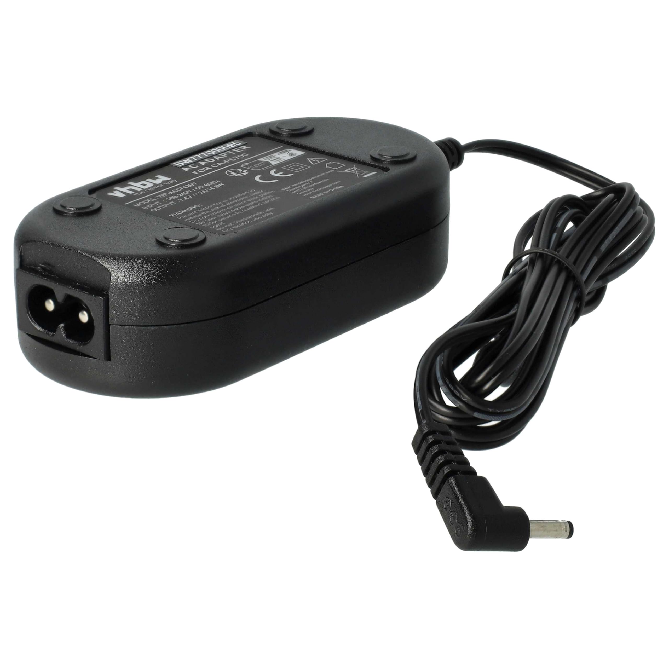 vhbw DR-E10 alimentatore fotocamera Canon EOS 4000D 2000D da rete 2m