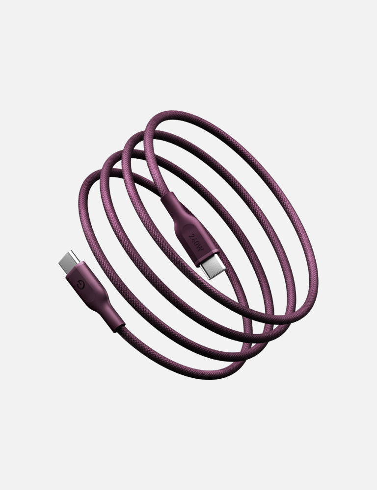 Energea Flow Core cavo USB-C dark cherry 240W