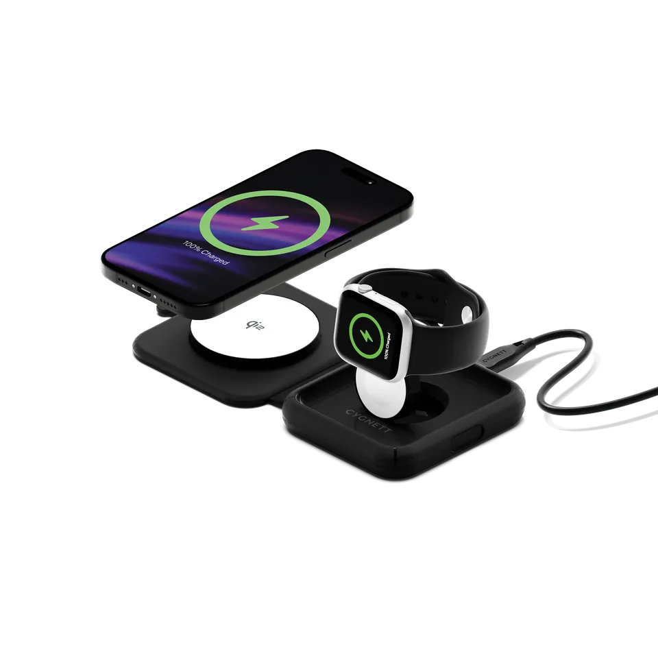 Cygnett MagTravel Voyager caricatore wireless 2-in-1 15W