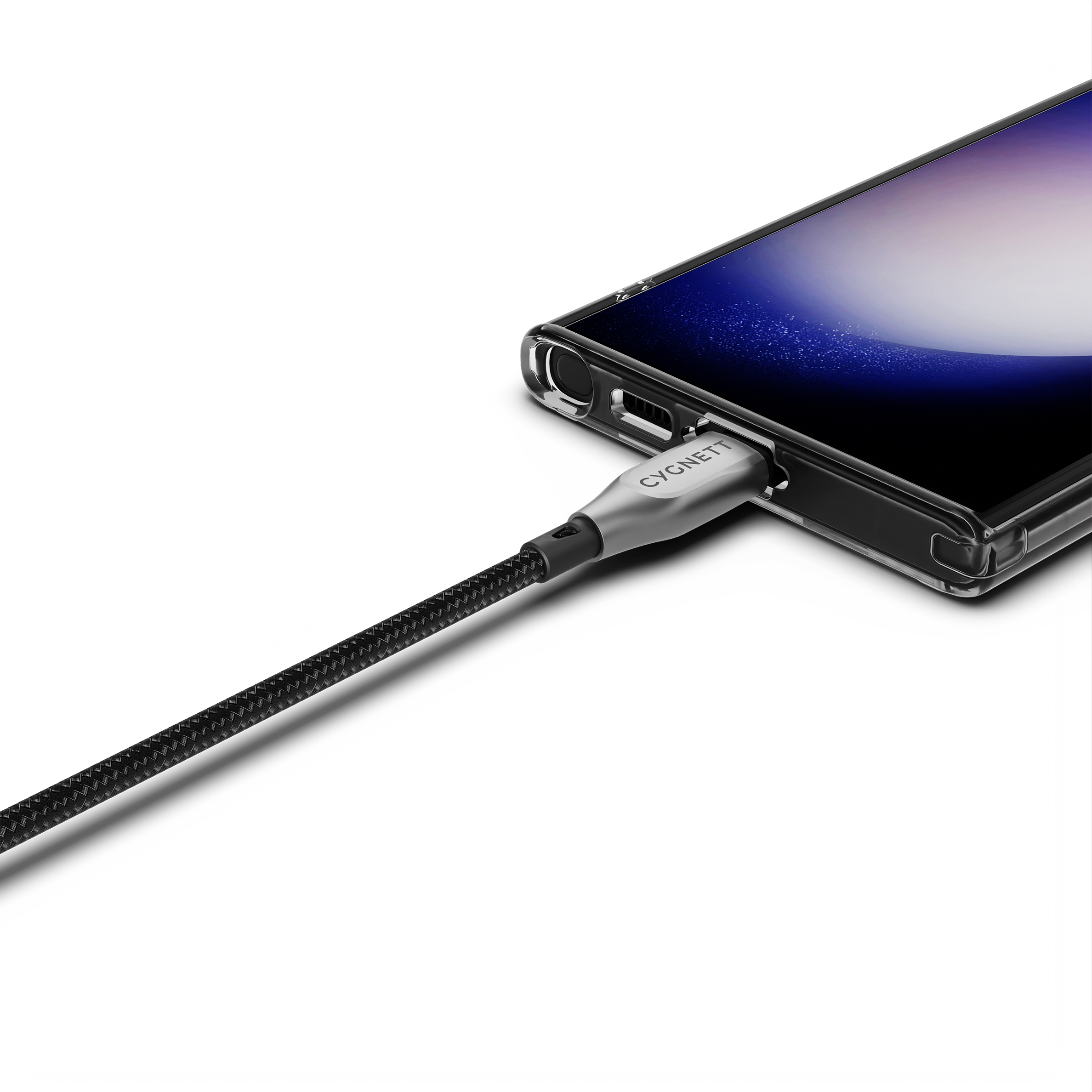 Cygnett Armoured cavo USB-C USB-A 50cm nero 60W