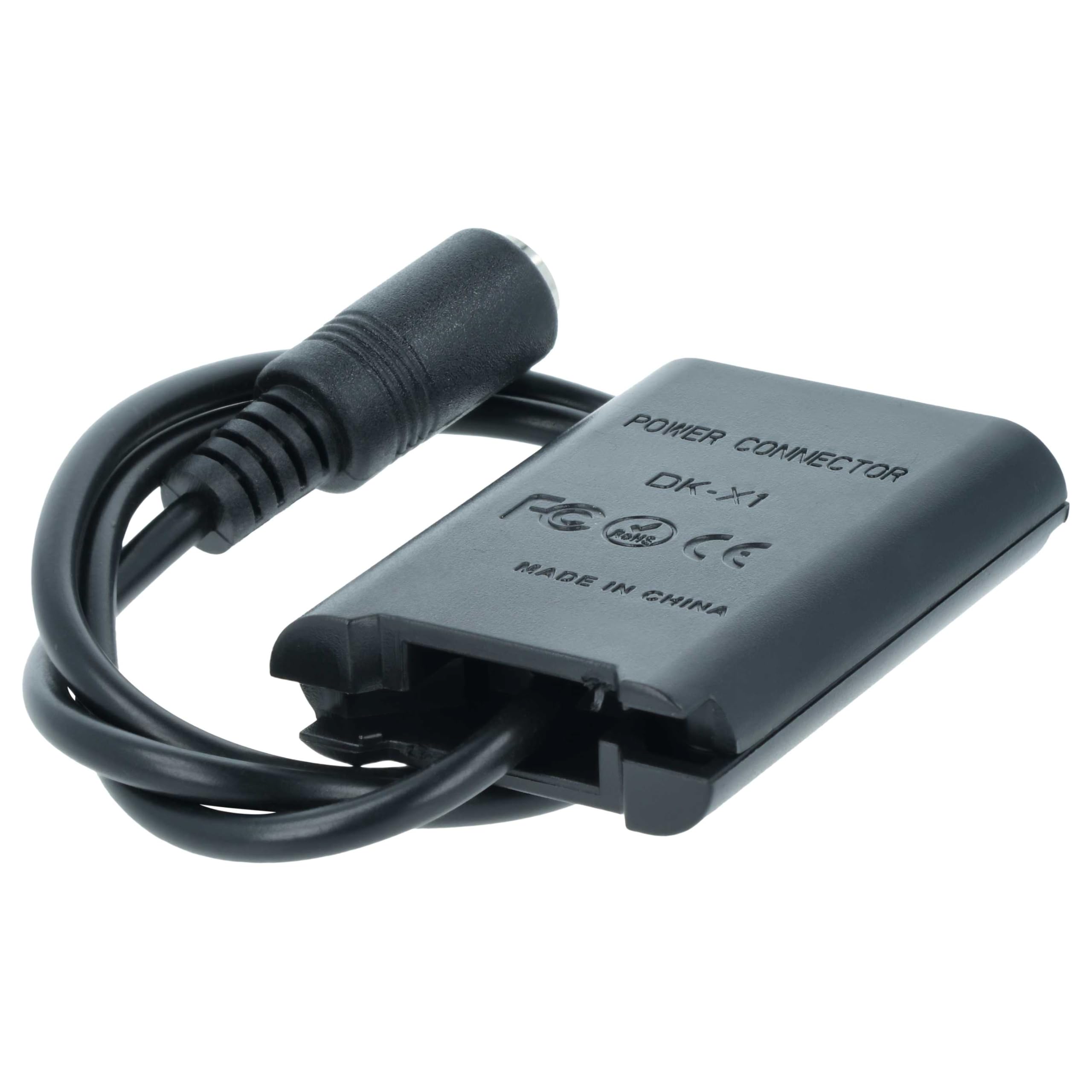 vhbw Accoppiatore CC per Sony NP-BX1 Nero 6 cm