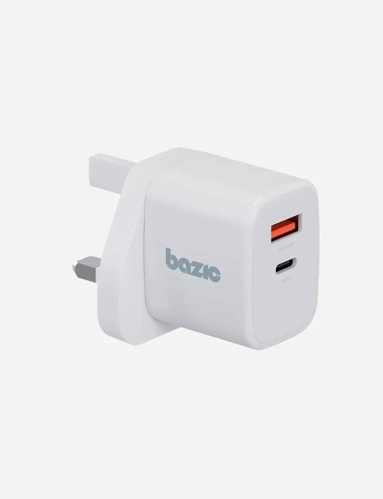 Energea Velox 35 UK caricabatterie muro Bianco 35W 2 porte