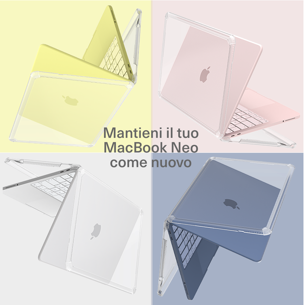 Cygnett ClearShield Cover MacBook Neo 13 Trasparente