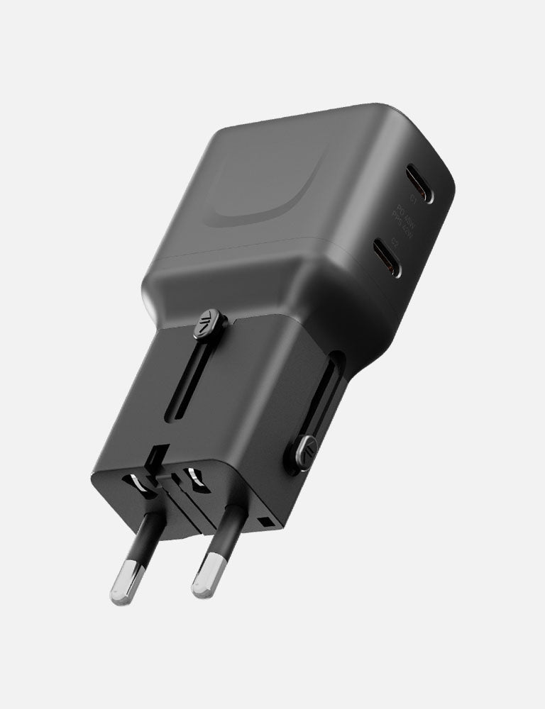 Energea TravelGo Adapter 65 adattatore viaggio 65W gunmetal