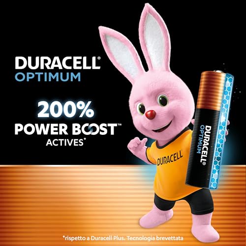 Duracell Optimum AAA batterie alcaline 4 pz 1,5V lunga durata