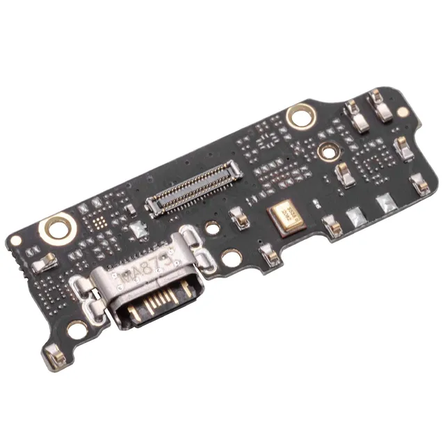 vhbw Presa Ricarica USB-C 1830-521 con Microfono Argento
